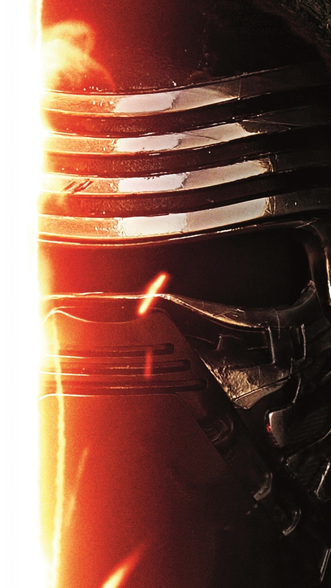 Kylo Ren, Star Wars, Maschera, Spada laser, 1080x1920, schermata di blocco iPhone