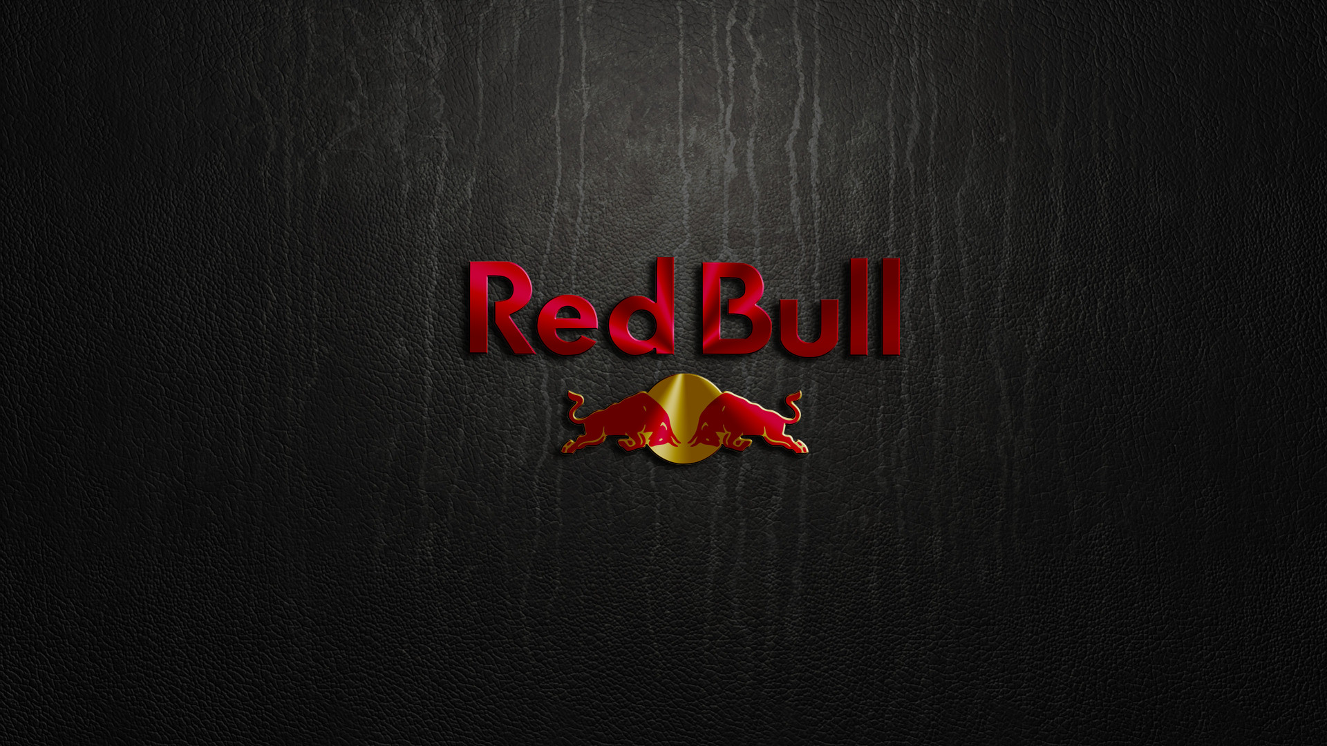 Red Bull, Logo Red Bull, Sfondo nero, Full HD, wallpaper per portatile
