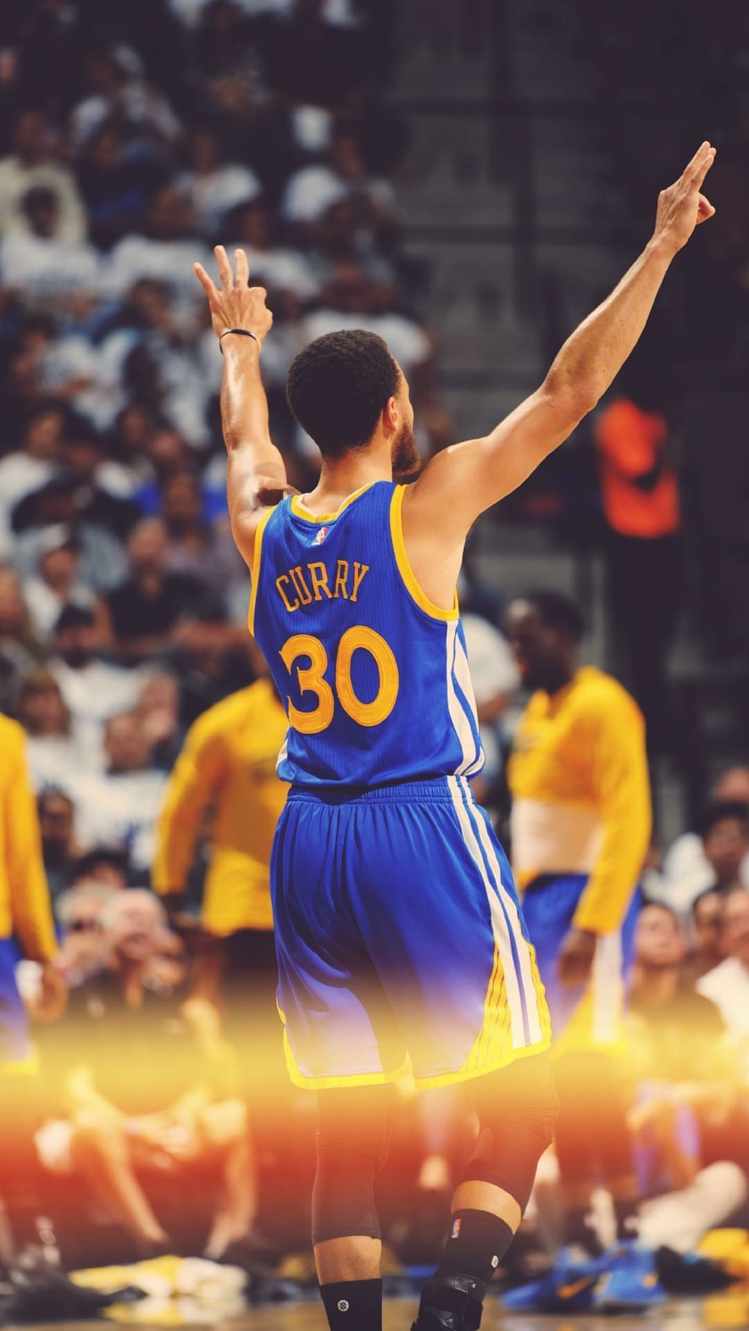 Stephen Curry, Golden State Warriors, Esultanza, Numero 30, Full HD, wallpaper per smartphone