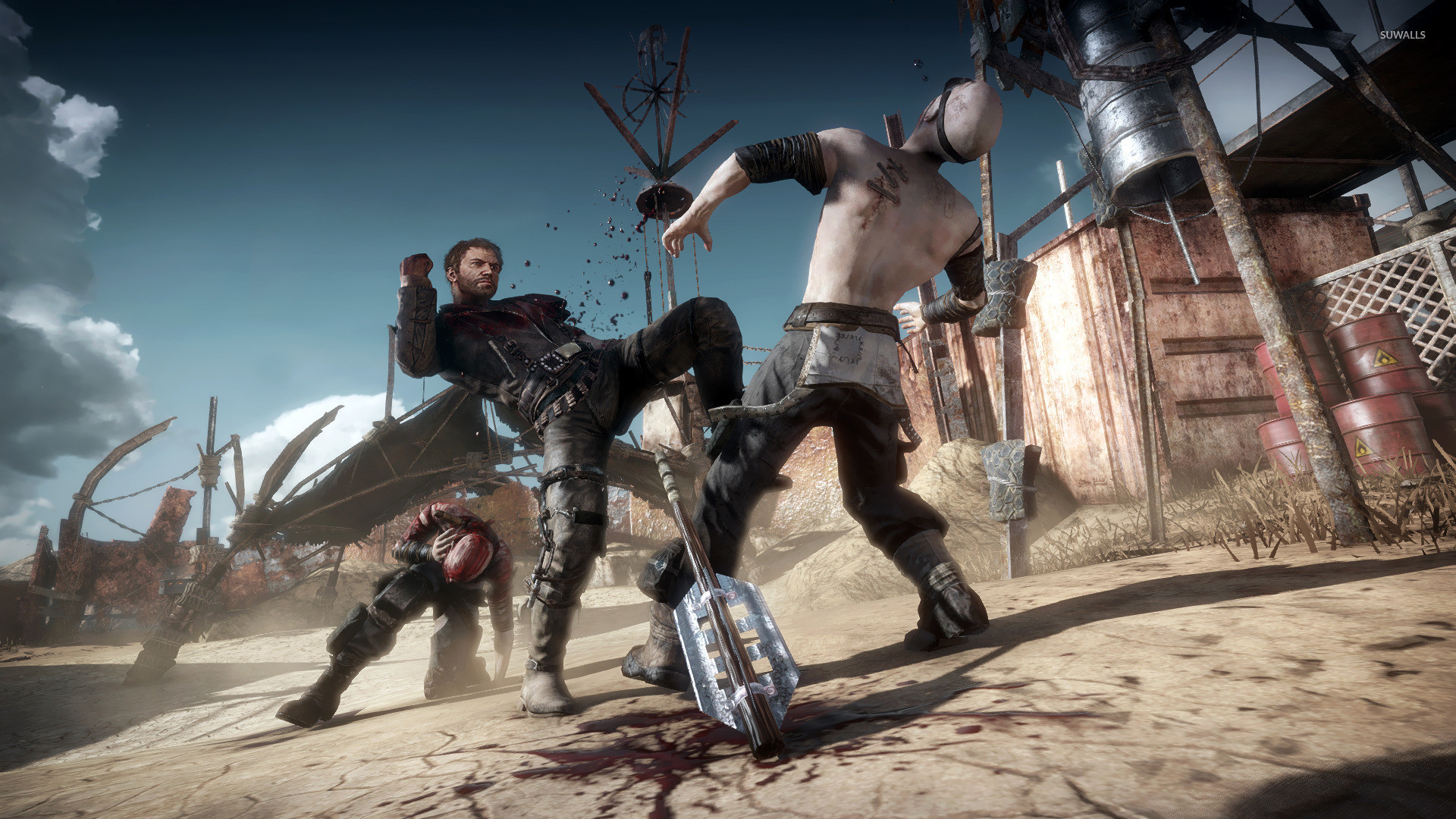 Mad Max, Videogioco, Combattimento, Max Rockatansky, Full HD, sfondo per PC e portatile