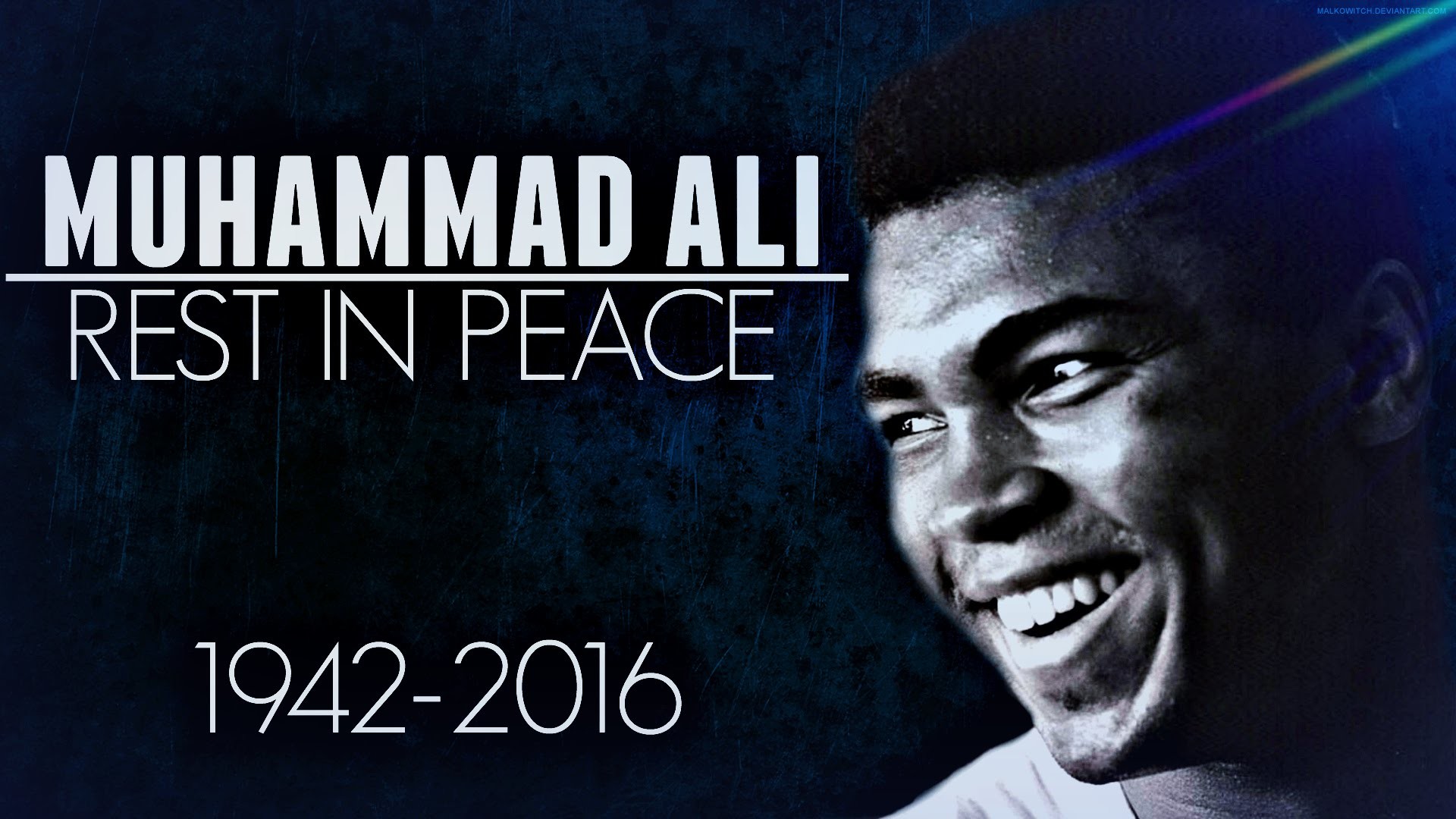 Muhammad Ali, Rest in Peace, 1942-2016, Omaggio, Full HD, sfondo per portatile