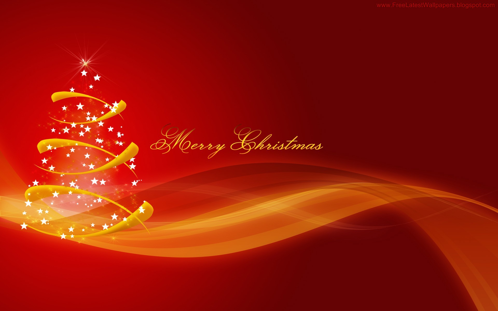 Merry Christmas, Natale, Albero stilizzato, Rosso, 1920x1200, sfondo per PC