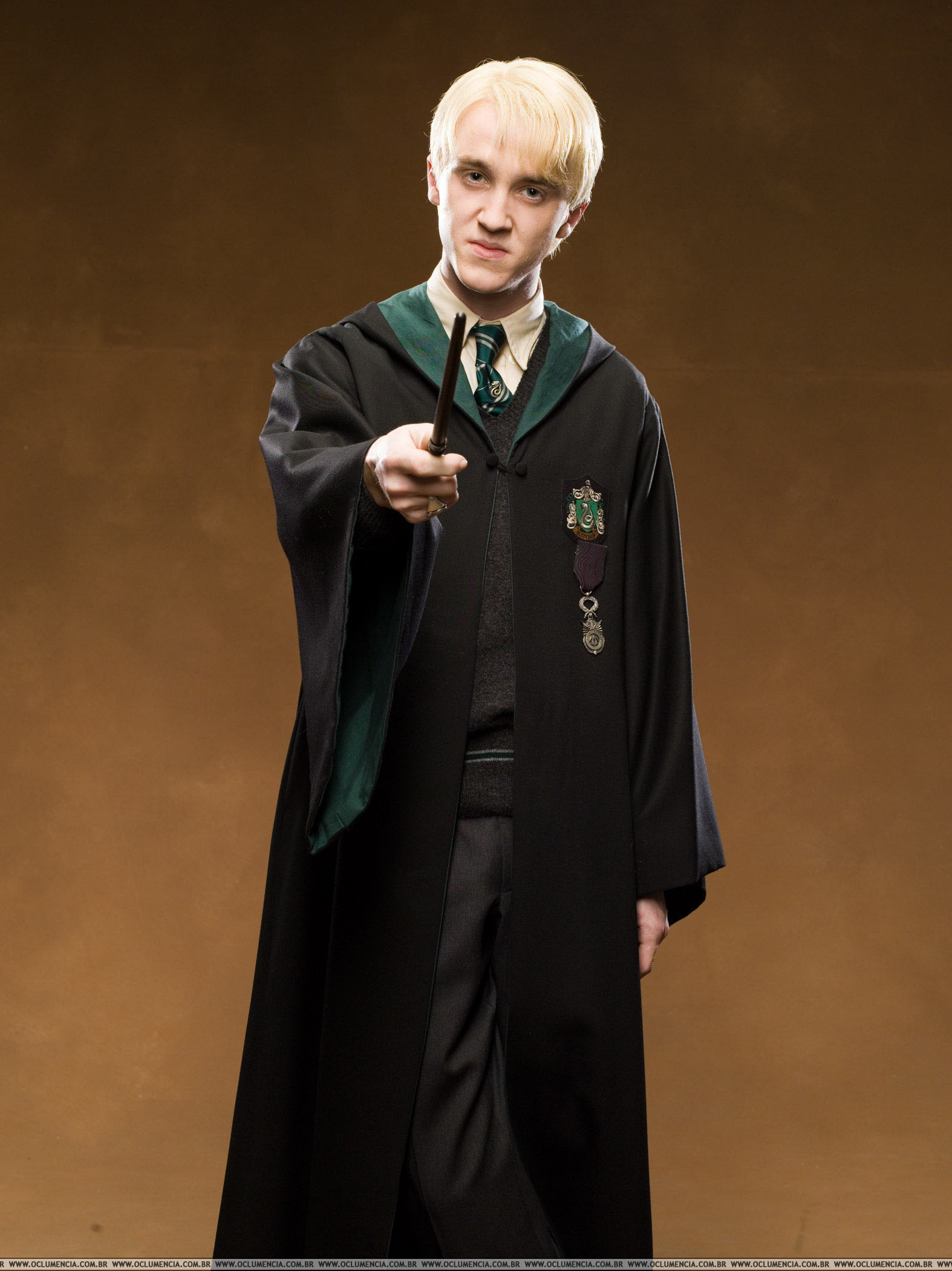 Draco Malfoy, Tom Felton, Serpeverde, Harry Potter, Bacchetta, QHD+, sfondo per iPad e tablet