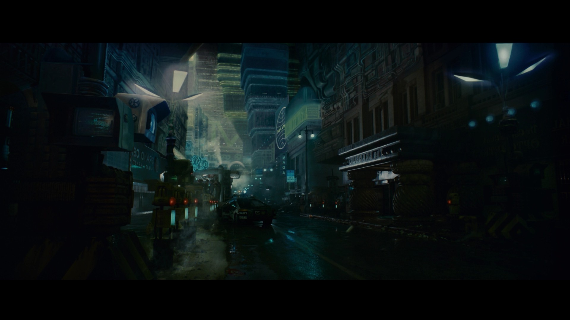 Blade Runner, Strada, Città, Notte, Cyberpunk, 16:9 Full HD, wallpaper widescreen