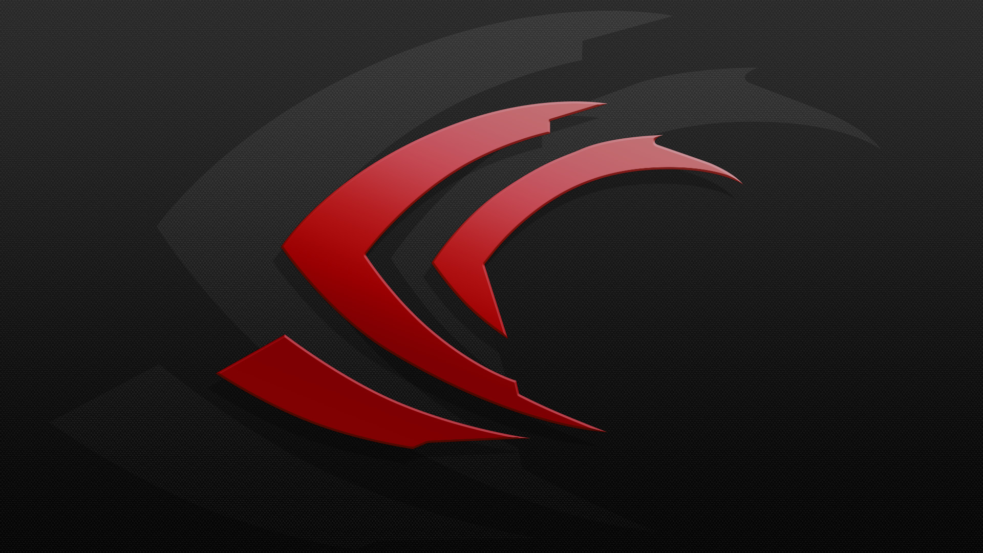 Logo Nvidia, Nvidia, Rosso, Sfondo scuro, Full HD, wallpaper per computer
