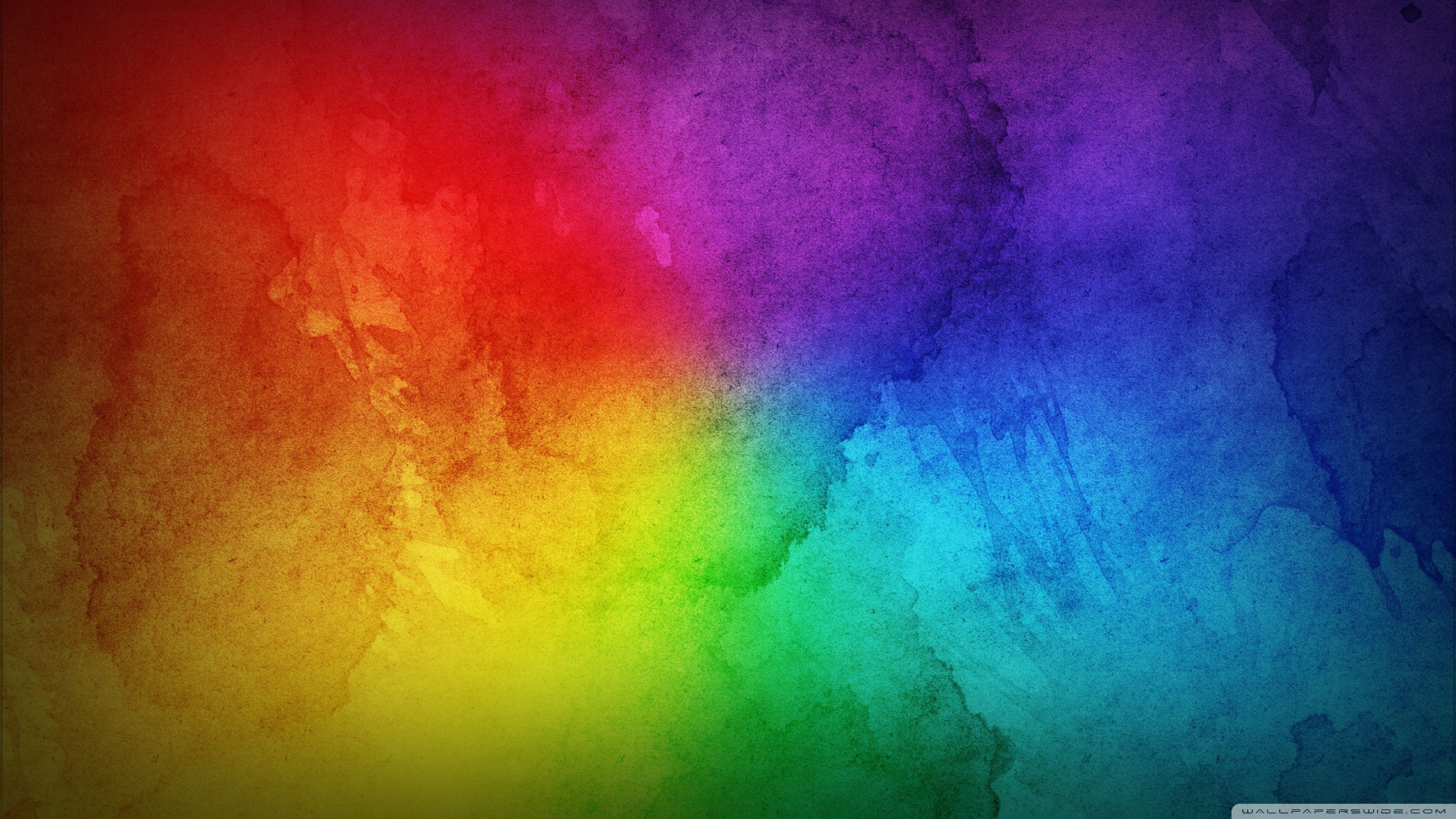 Arcobaleno, Texture, Acquerello, 2K, sfondo Windows 11