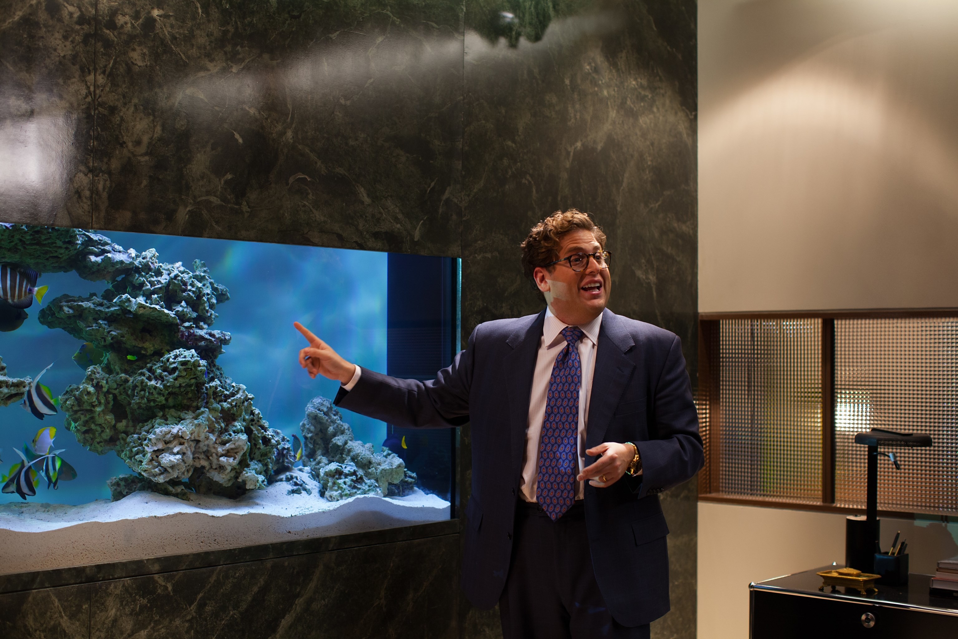 Jonah Hill, Donnie Azoff, The Wolf of Wall Street, Acquario, 2K, wallpaper per computer