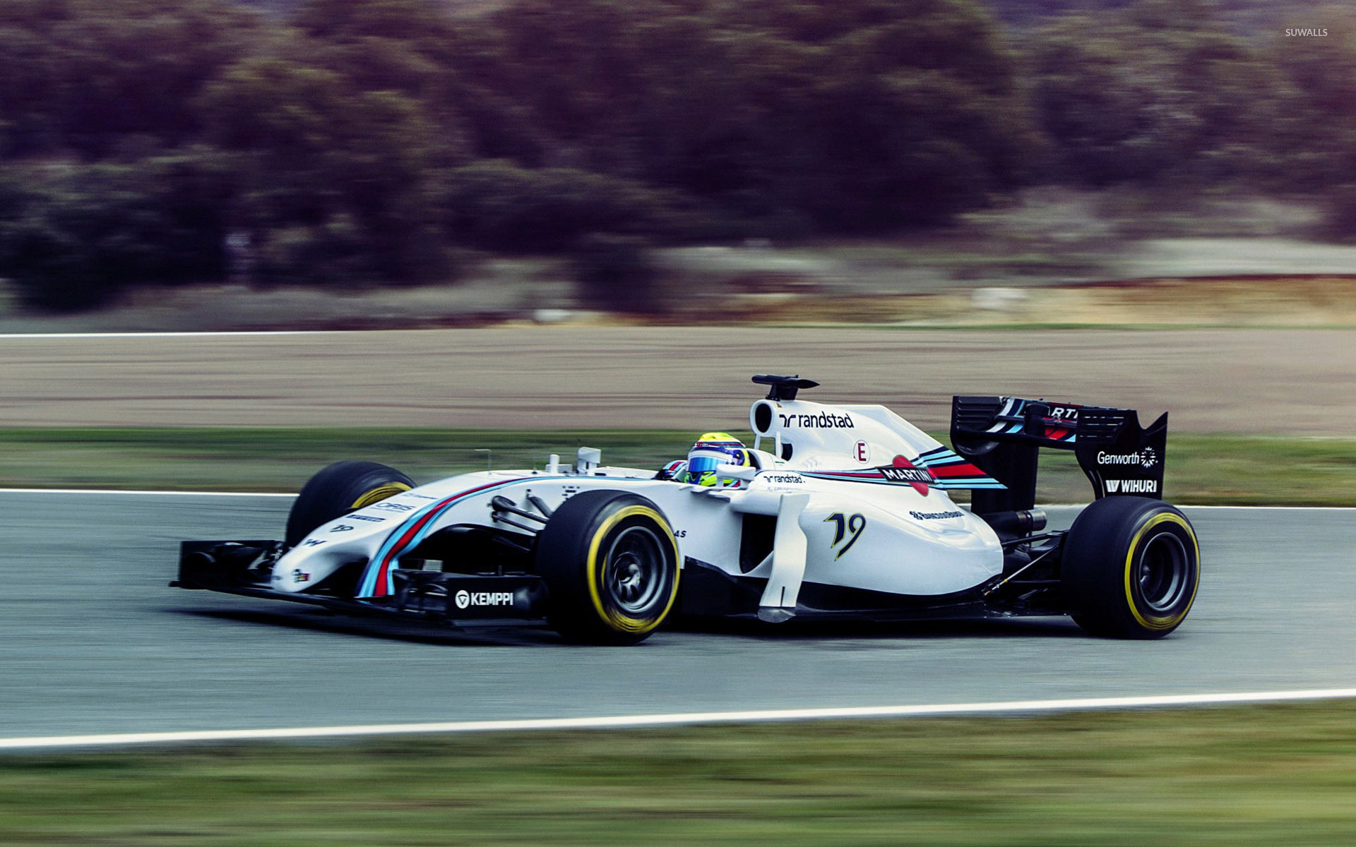 Williams FW36, Felipe Massa, Williams Martini Racing, Formula 1, Mosso, sfondo MacBook Pro