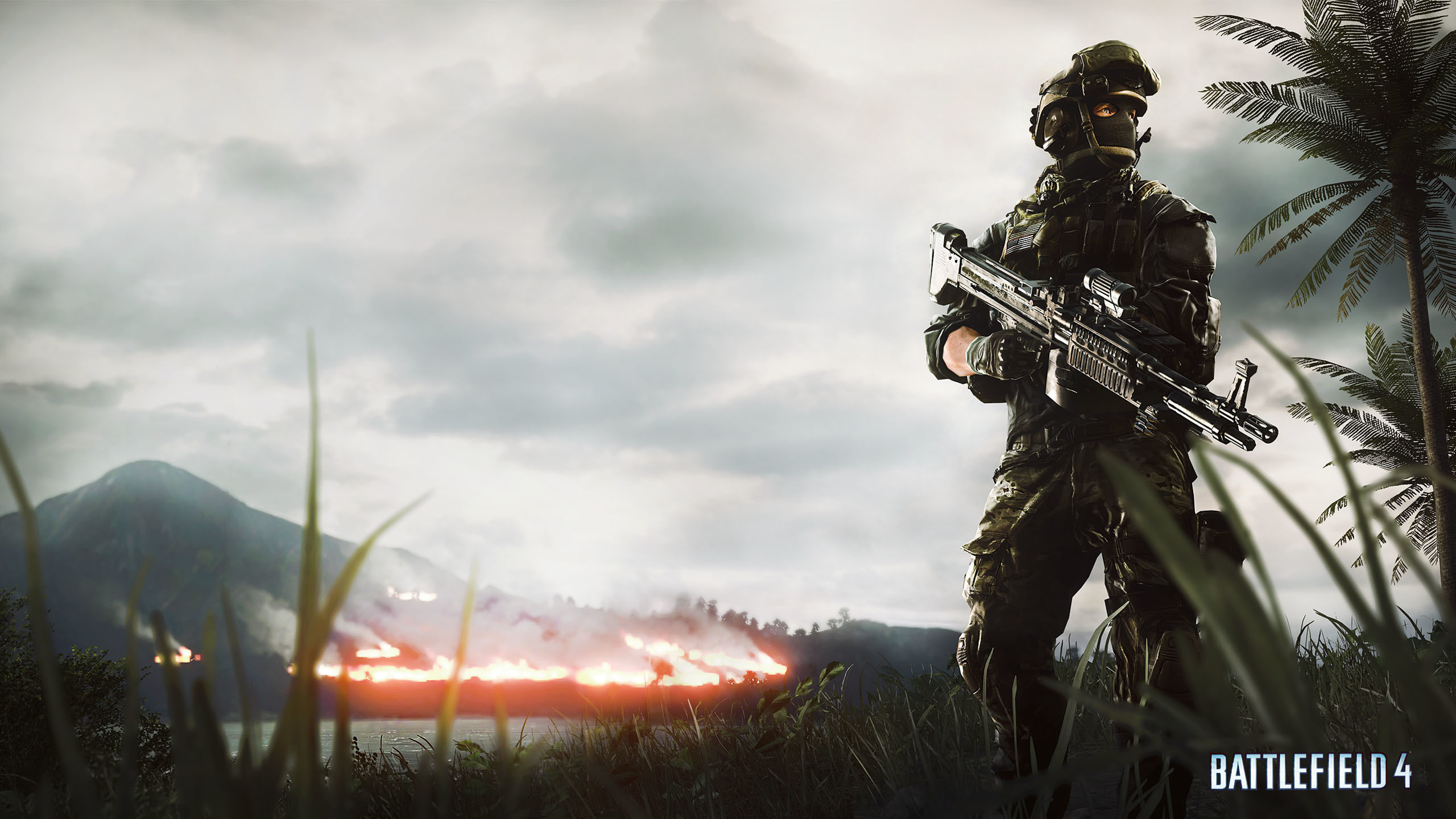 Battlefield 4, Soldato, Fucile, Videogioco, 16:9 2K, sfondo widescreen