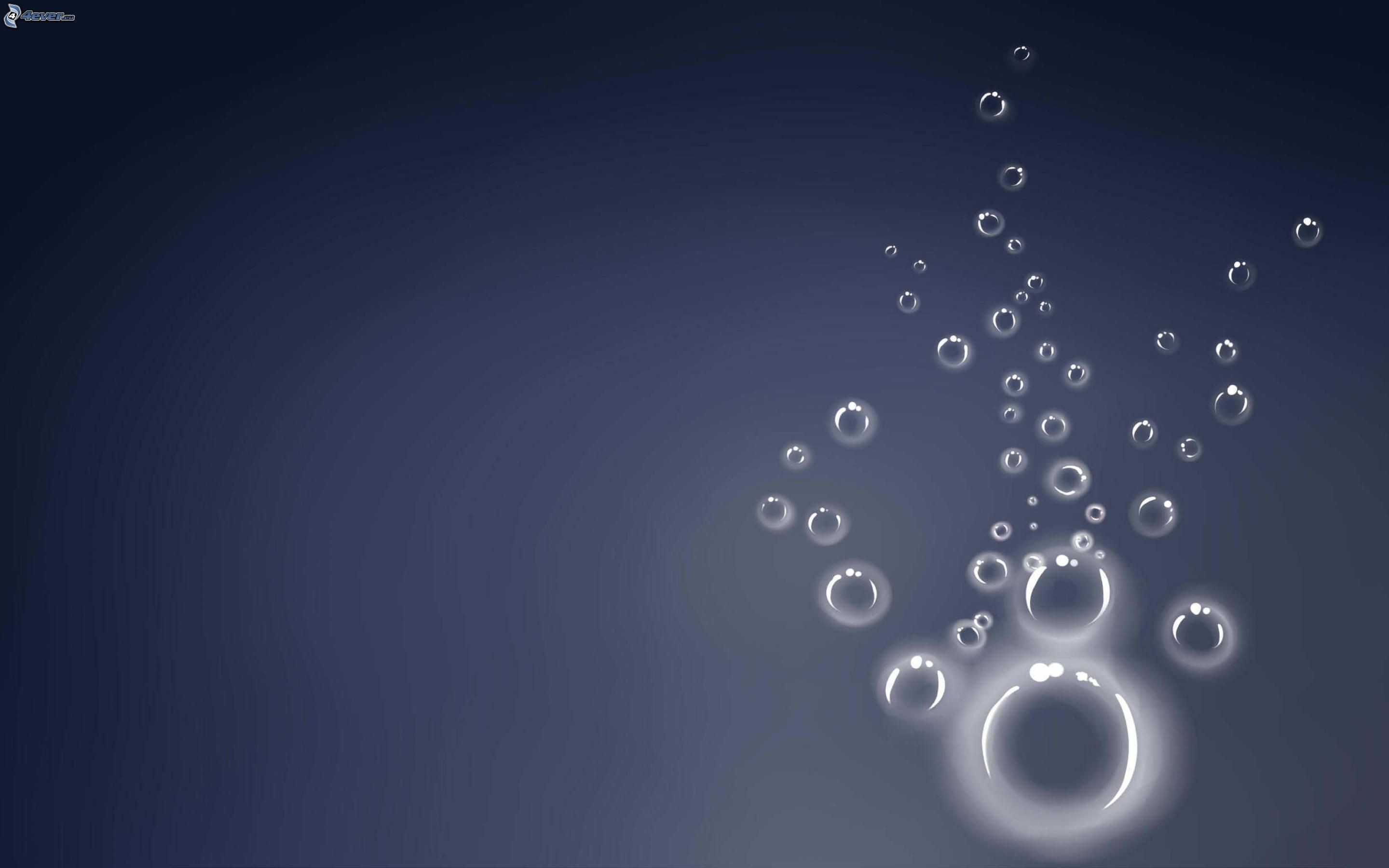Bollicine, Grigio blu, Minimalismo, 2880x1800, sfondo per PC