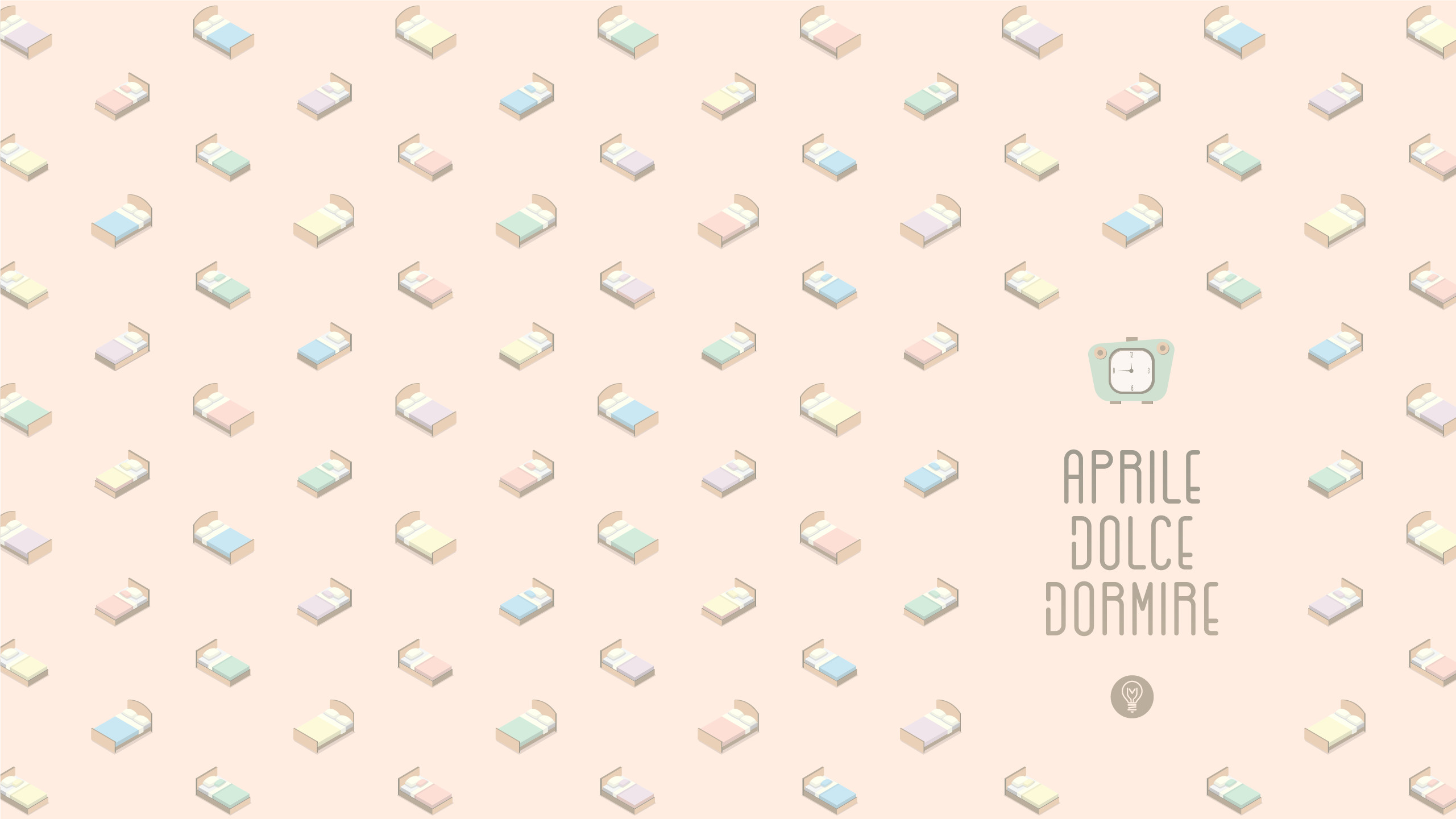 Aprile dolce dormire, Motivo, Pastello, Crema, sfondo 2K per desktop