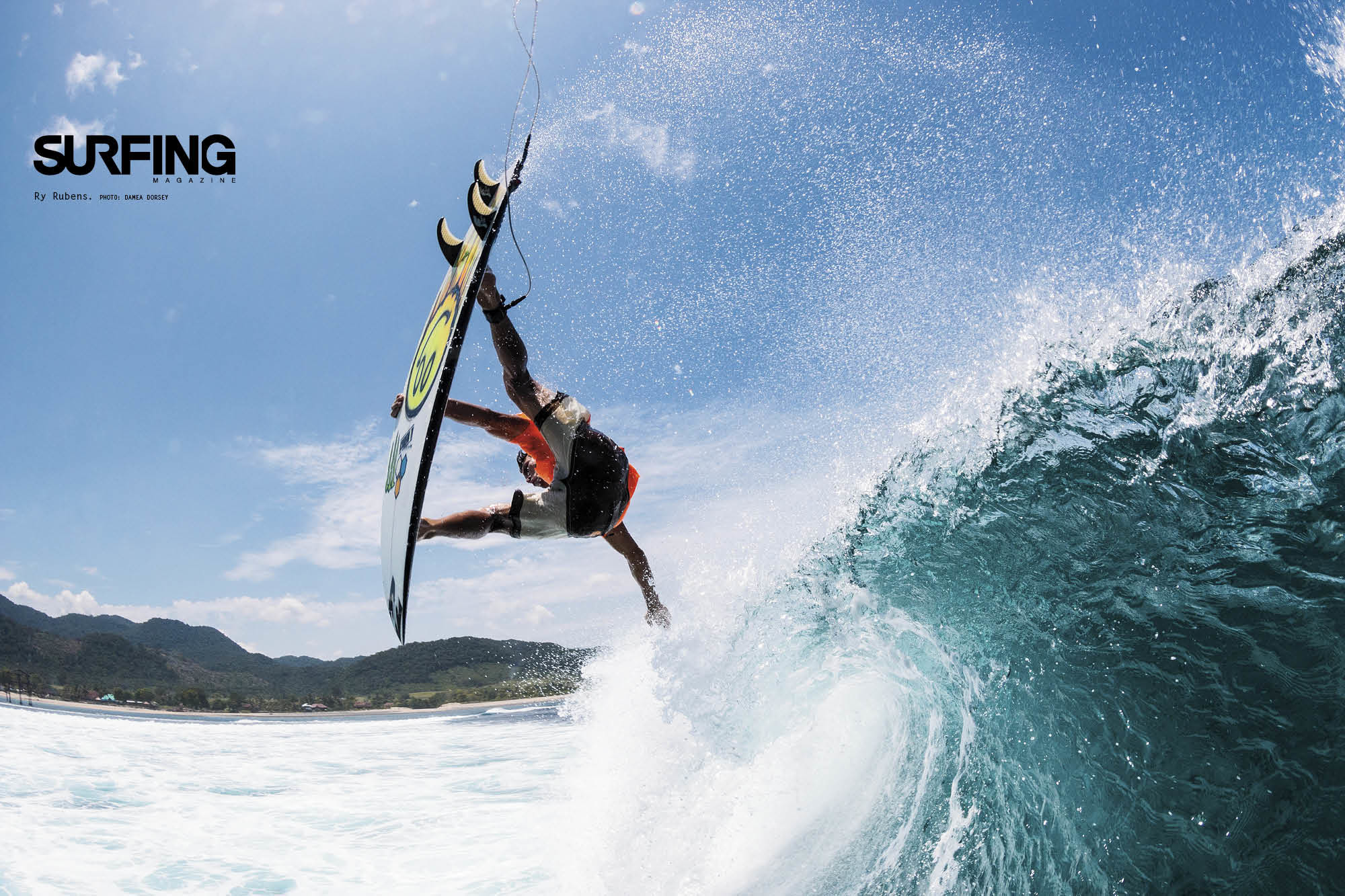 Surfing Magazine, Surfista, Salto aereo, Onda, Full HD, sfondo Windows 11