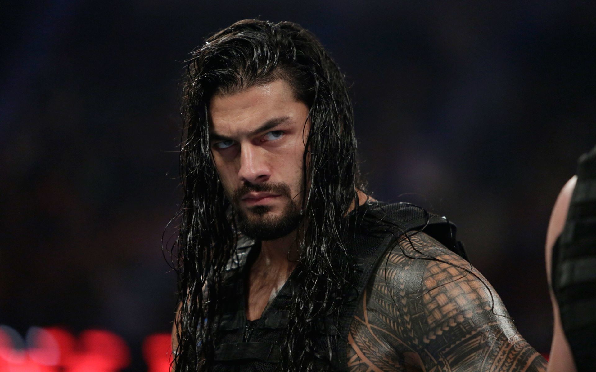 Roman Reigns, WWE, Primo piano, Sguardo, 1920x1200, immagine di sfondo