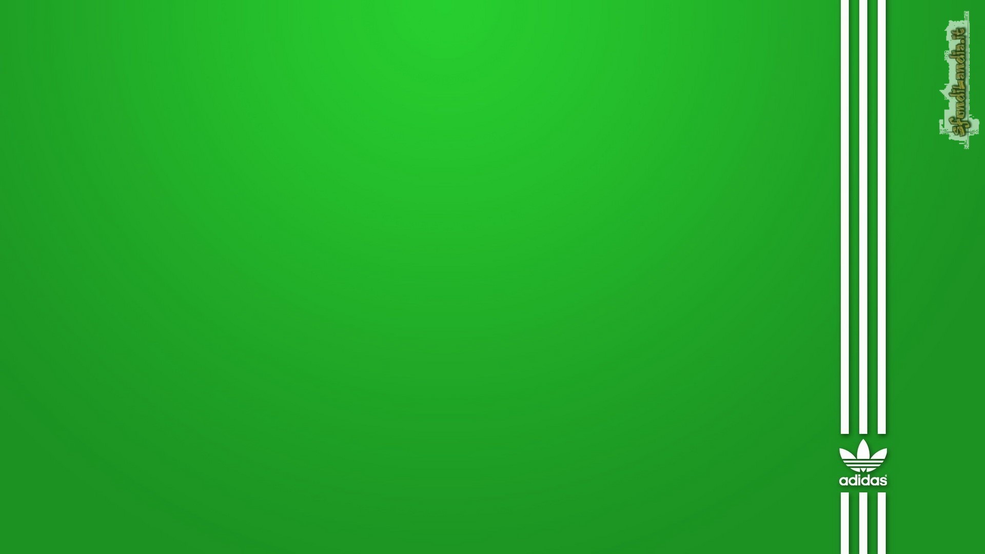 Adidas, Tre strisce, Verde, Minimalista, 1920x1080, immagine di sfondo