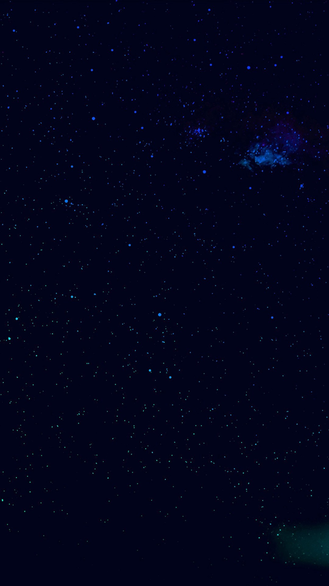 Cielo stellato, Spazio, Notte, Blu scuro, Minimalismo, immagine di sfondo iPhone 6S
