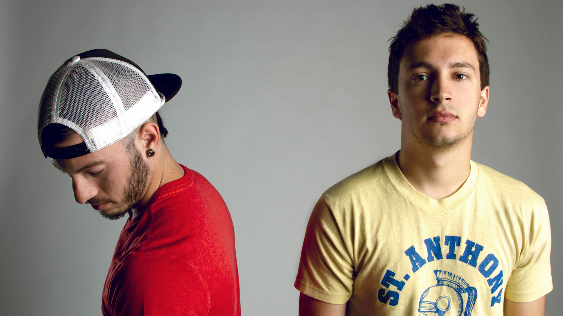 Josh Dun, Tyler Joseph, Twenty One Pilots, Ritratto, Full HD, sfondo Windows 11