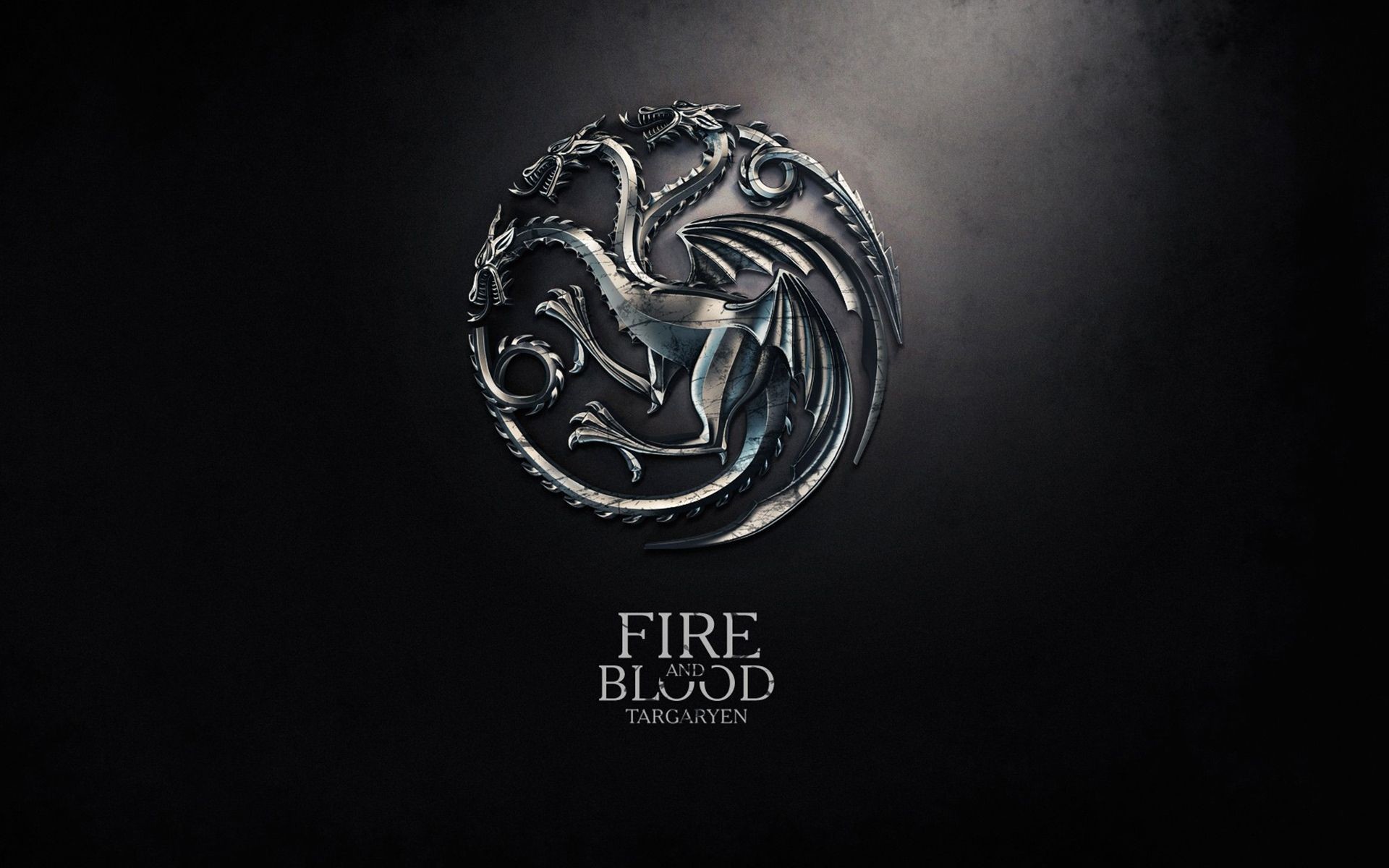 Casata Targaryen, Fuoco e Sangue, Drago a tre teste, Metallo, Il Trono di Spade, sfondo desktop