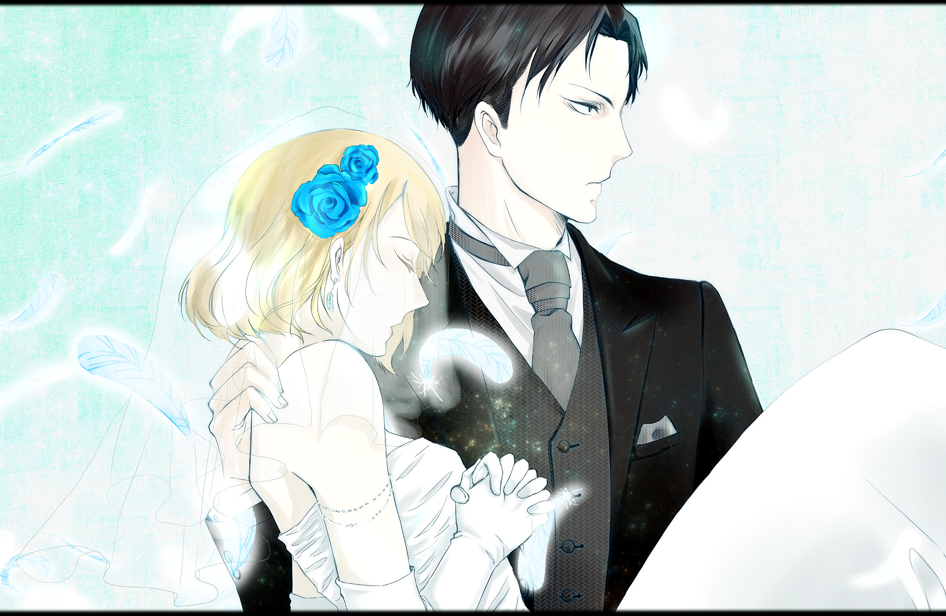 Levi Ackerman, Historia Reiss, L'attacco dei giganti, Abito elegante, sfondo Full HD per portatile