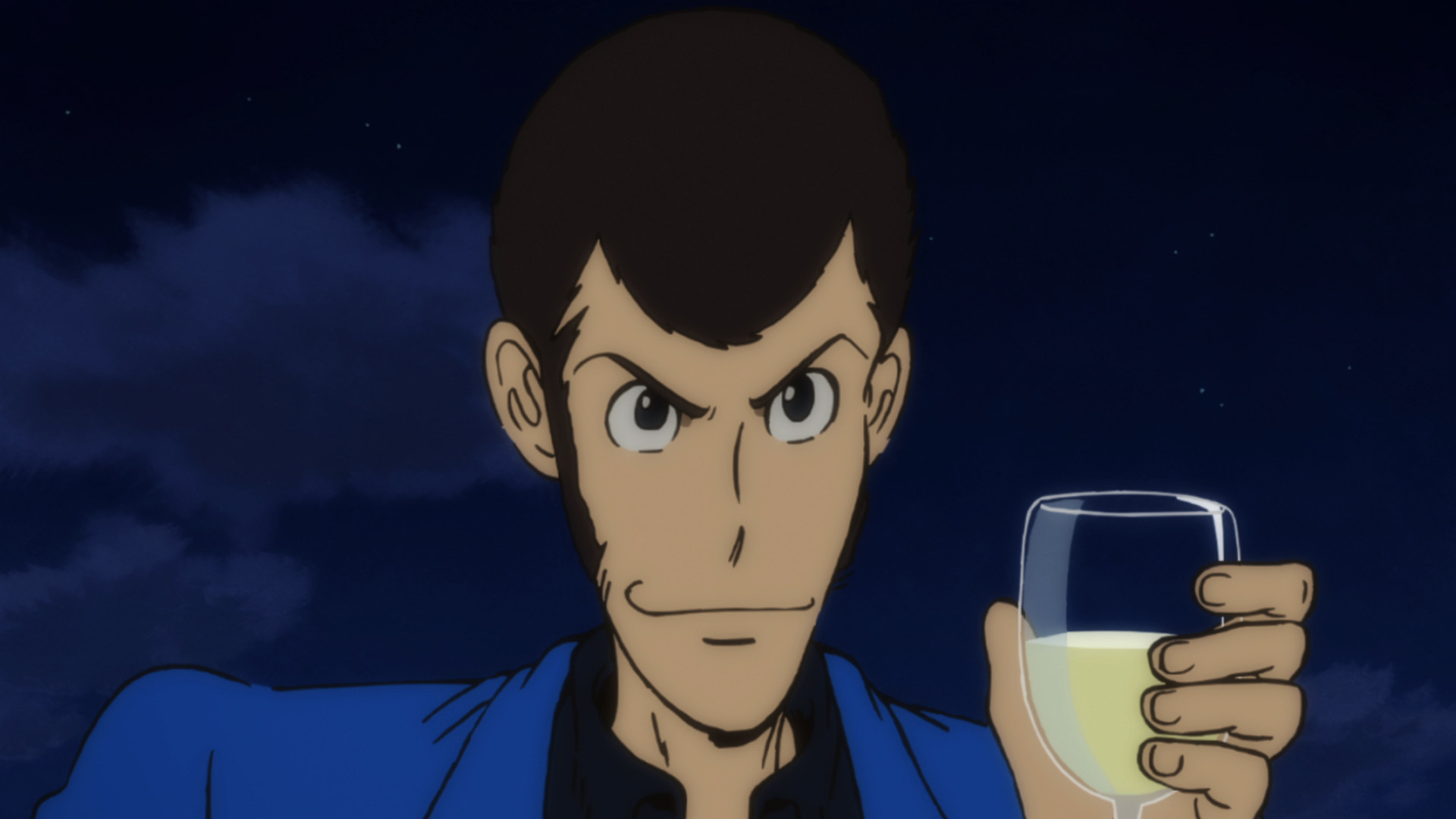 Lupin III, Calice di champagne, Primo piano, Anime, 1920x1080, immagine di sfondo