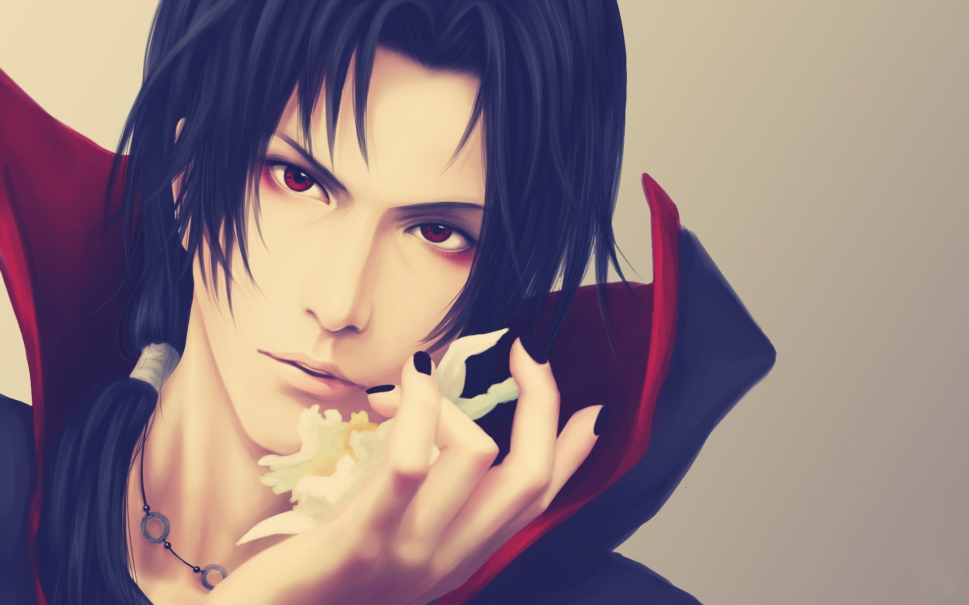 Itachi Uchiha, Fan art, Akatsuki, 1920x1200, sfondo per PC