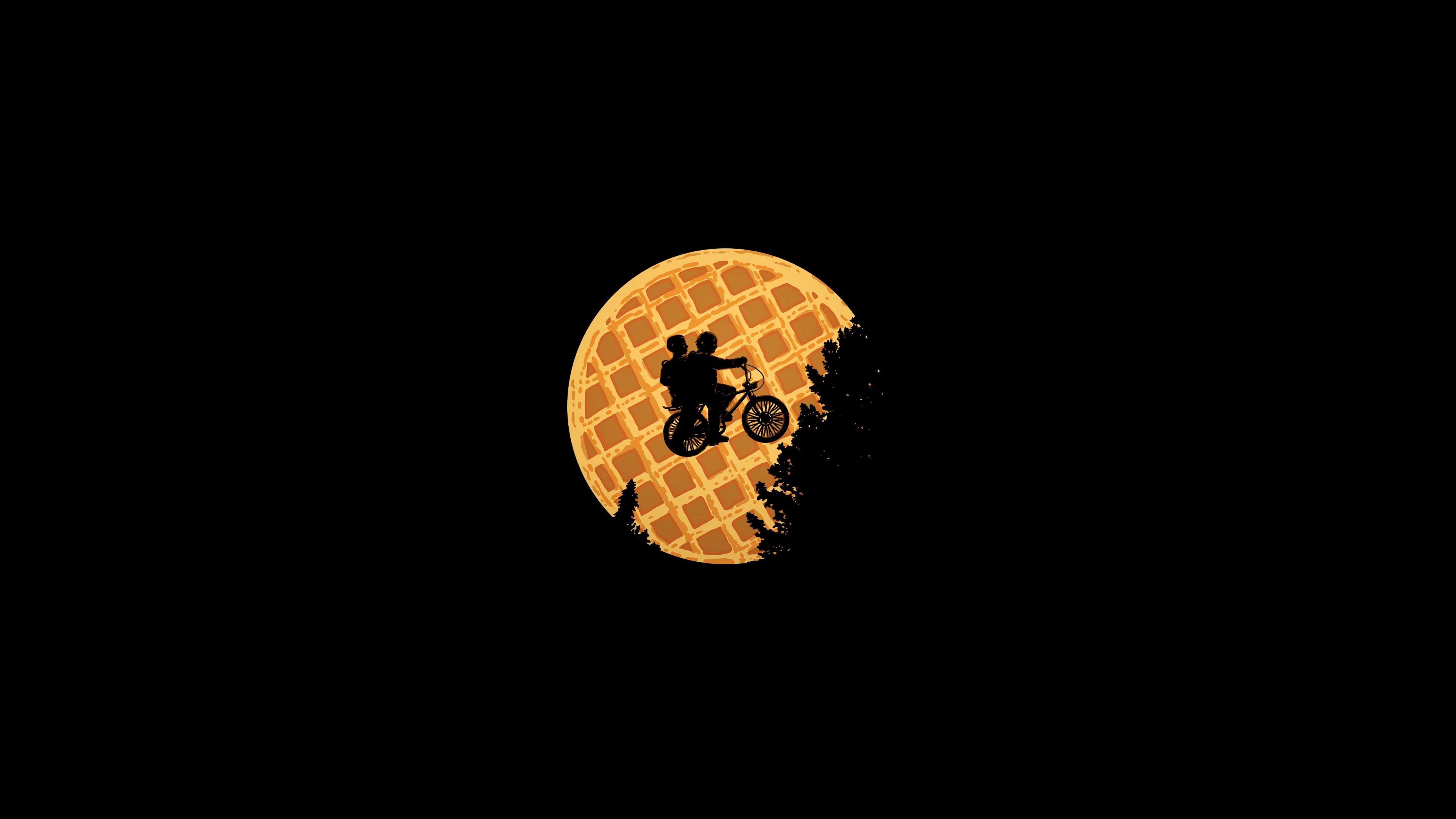 Stranger Things, Waffle, Biciclette, E.T. omaggio, 4K, sfondo per PC