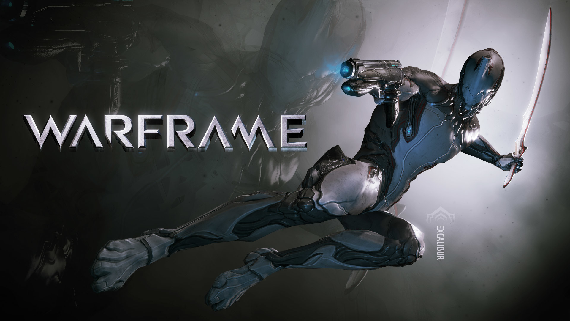 Excalibur, Warframe, Logo Warframe, Spada, Full HD, wallpaper per portatile