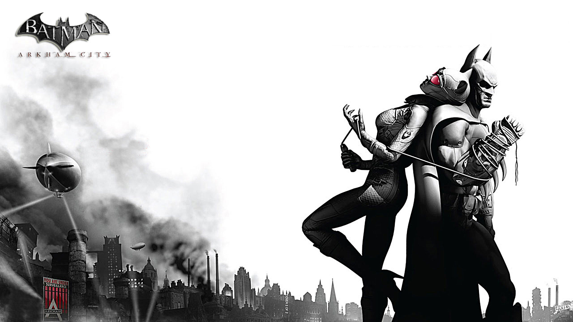Batman, Catwoman, Batman: Arkham City, Videogioco, Full HD, sfondo desktop