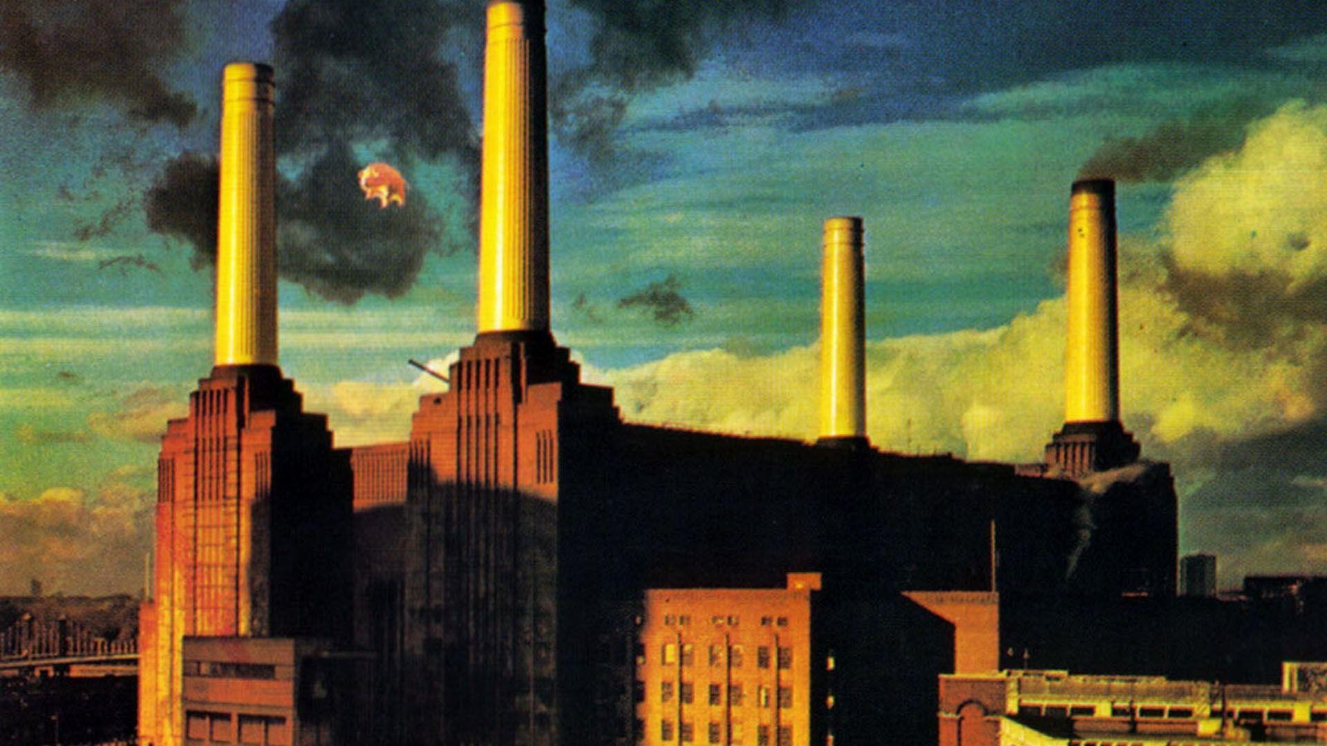 Animals, Pink Floyd, Battersea Power Station, Maiale volante, Londra, sfondo desktop 1920x1080