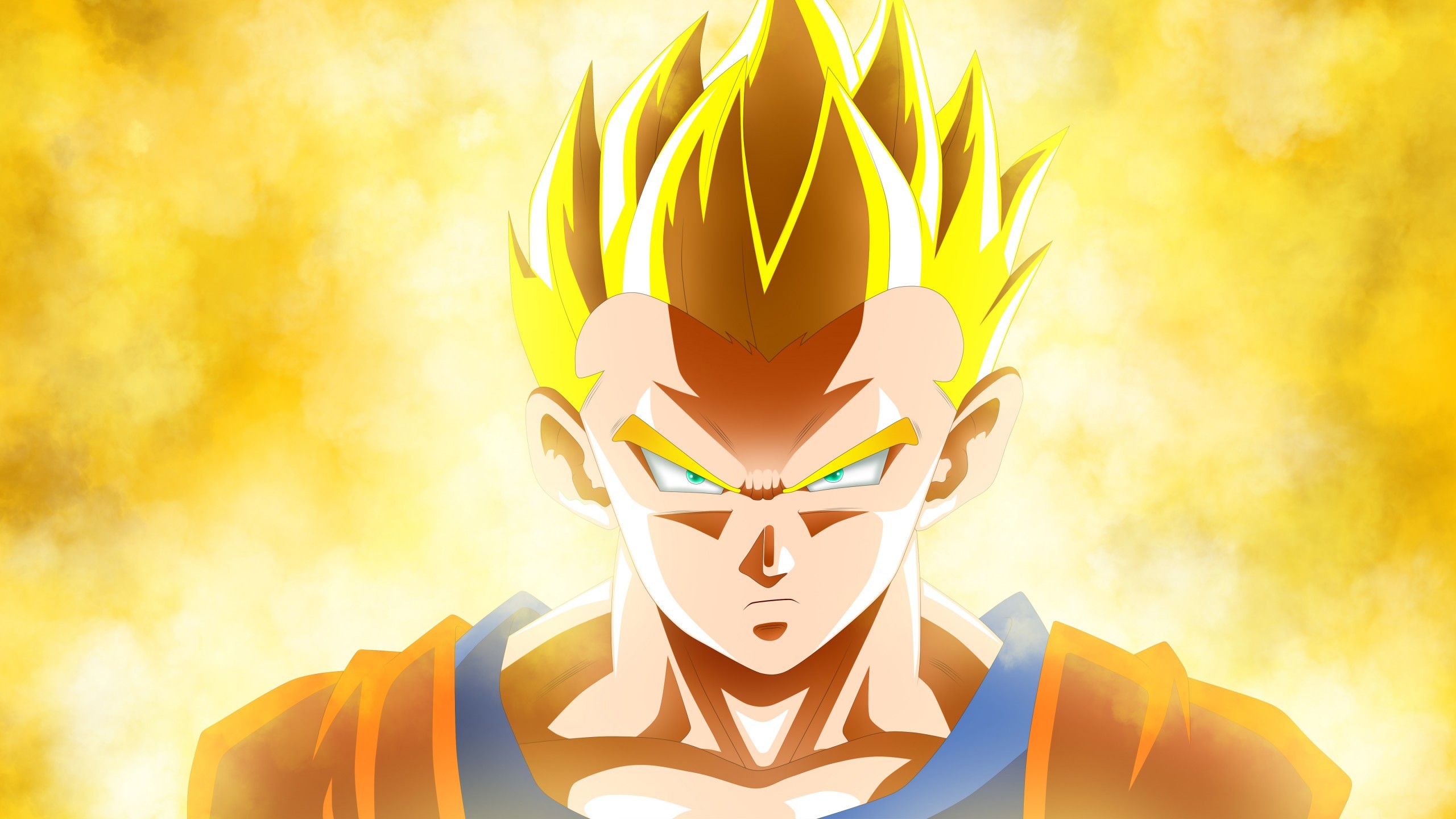 Son Gohan, Super Saiyan 2, Dragon Ball Z, Primo piano, Aura dorata, sfondo desktop 2K