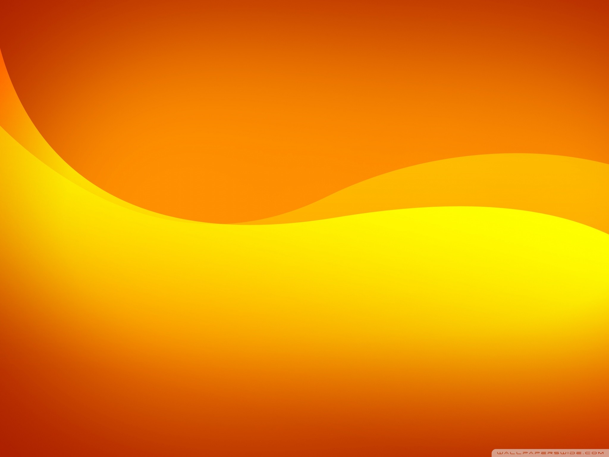 Onde, Arancione e giallo, Astratto, Full HD, sfondo per iPad e tablet