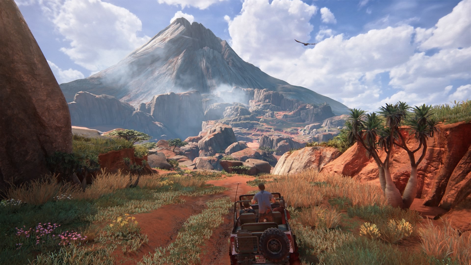 Uncharted 4, Madagascar, Jeep, Montagna, Full HD, sfondo Windows 11