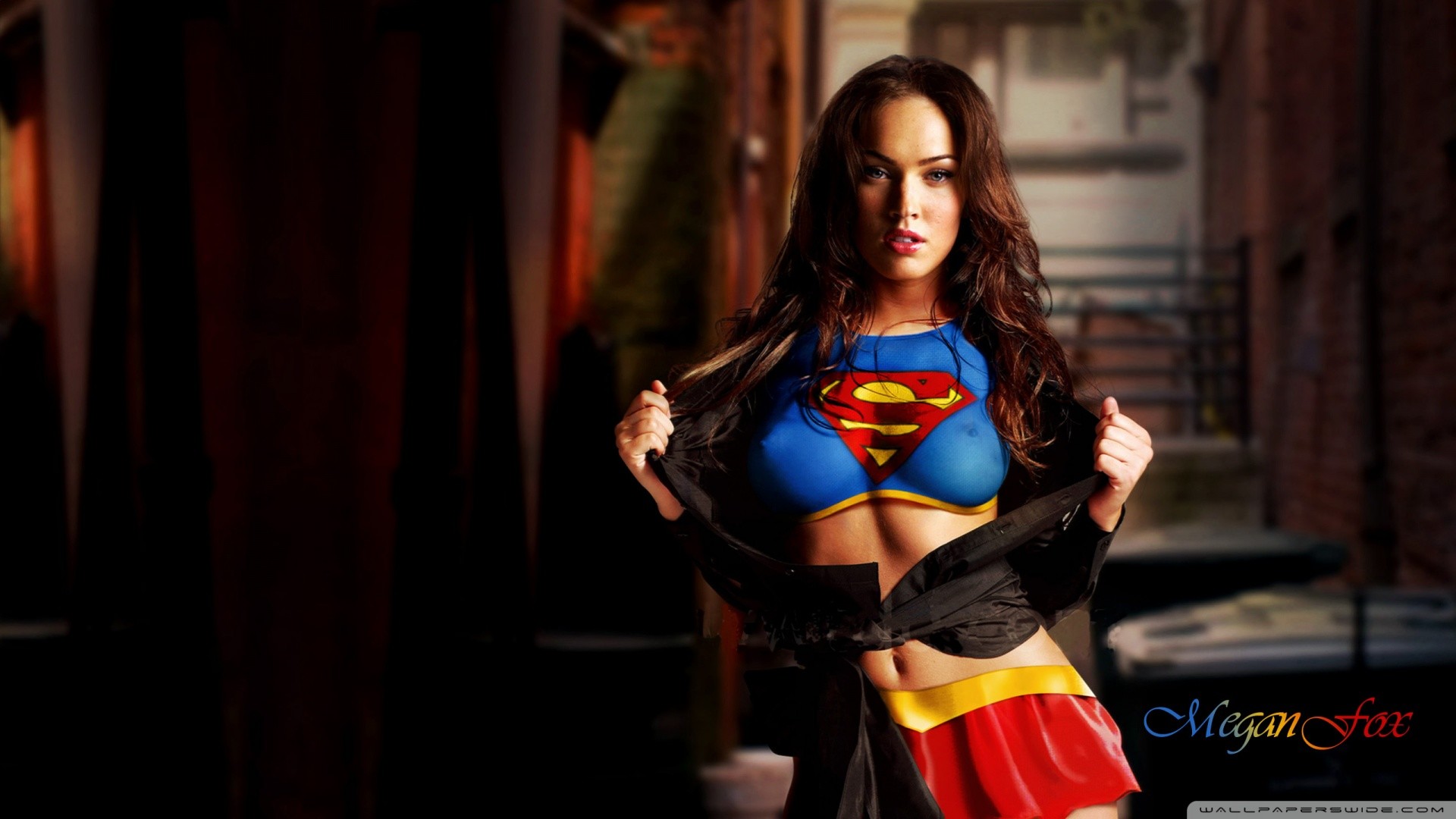Megan Fox, Supergirl, Costume, Servizio fotografico, Full HD, sfondo Windows 11
