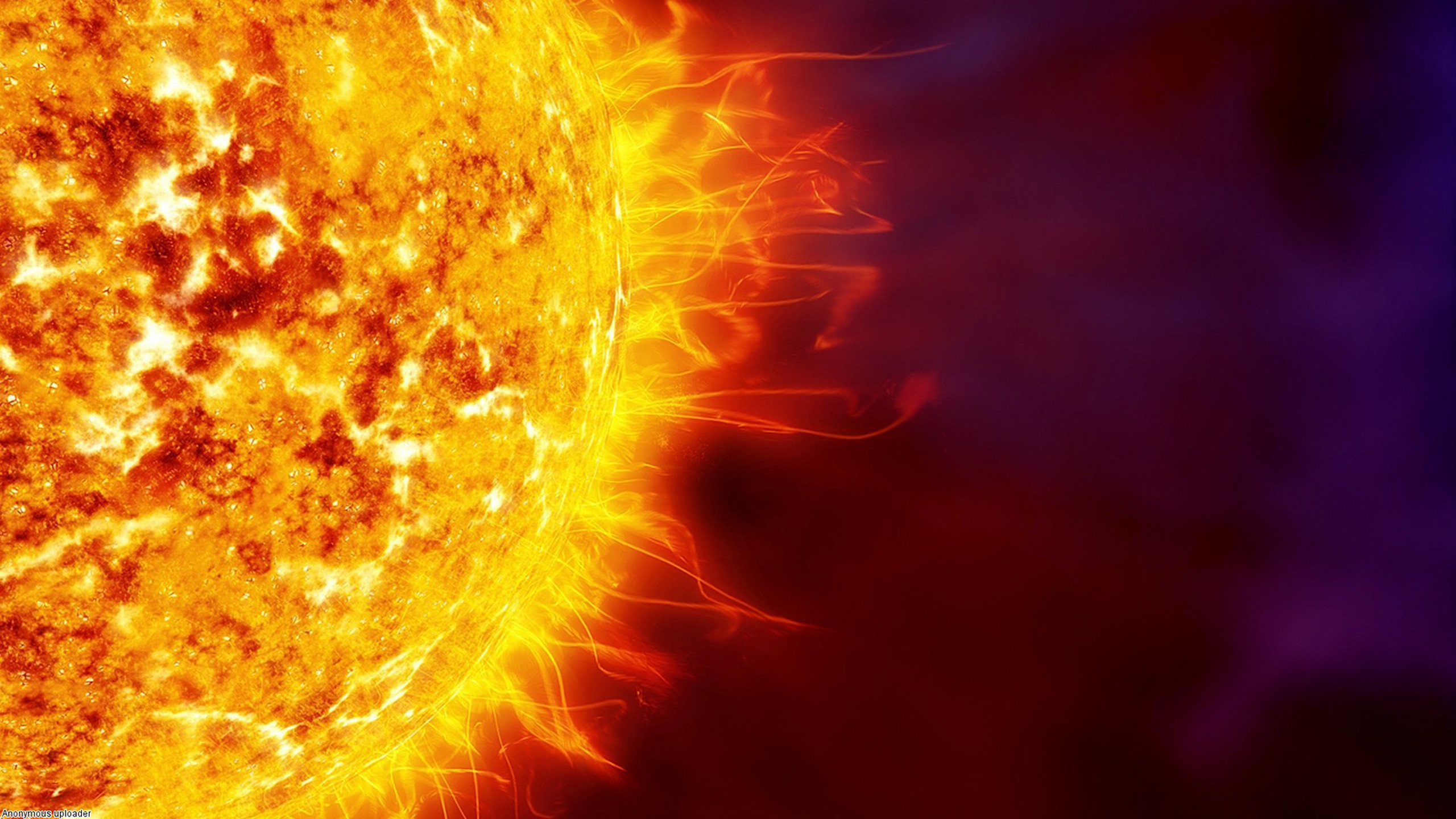Sole, Superficie solare, Corona solare, 16:9 2K, sfondo widescreen