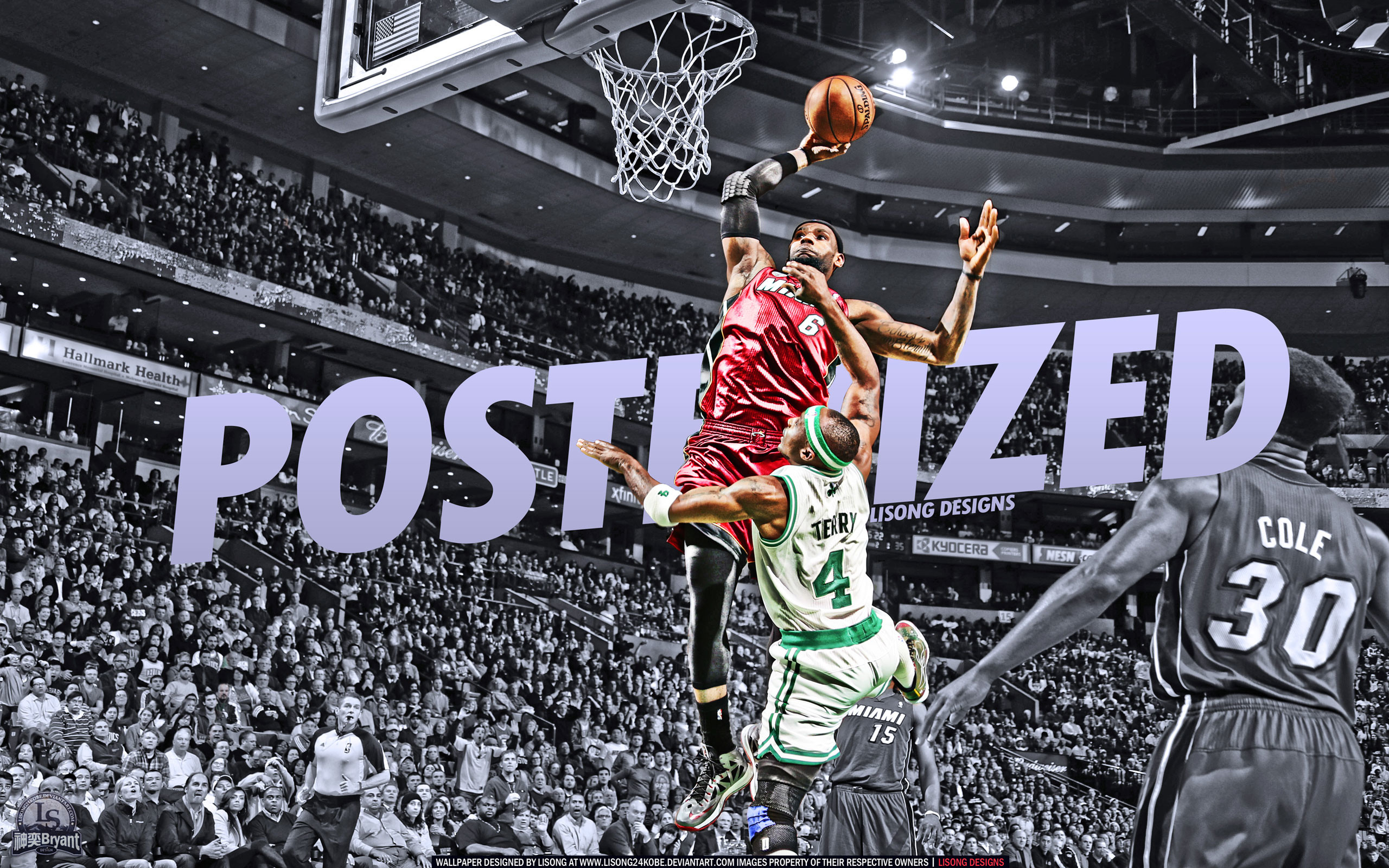 LeBron James, Miami Heat, Posterized, Jason Terry, Schiacciata, 2560x1600, sfondo MacBook Pro