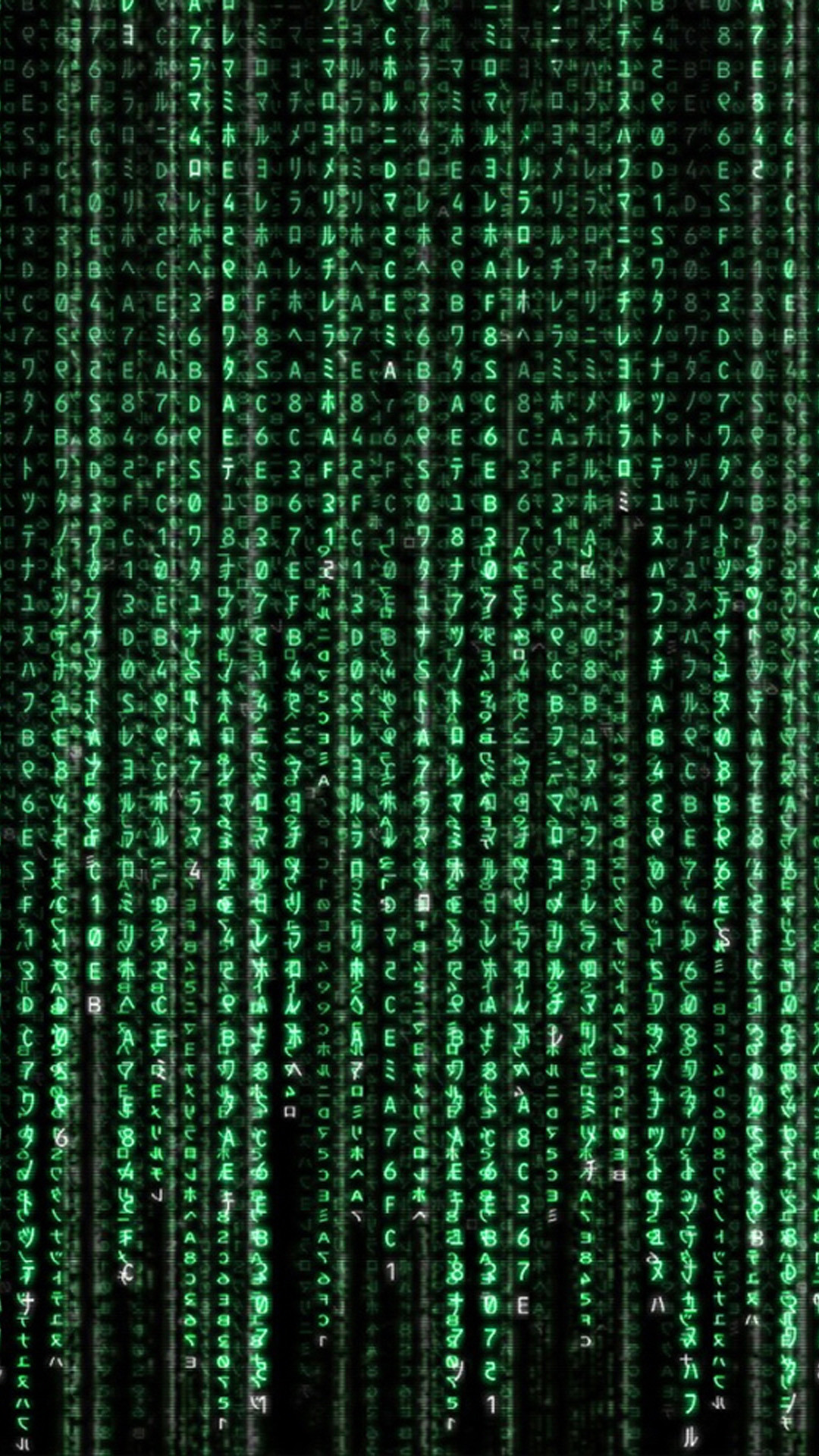 Matrix, Codice digitale, Verde, 1080x1920, schermata di blocco iPhone