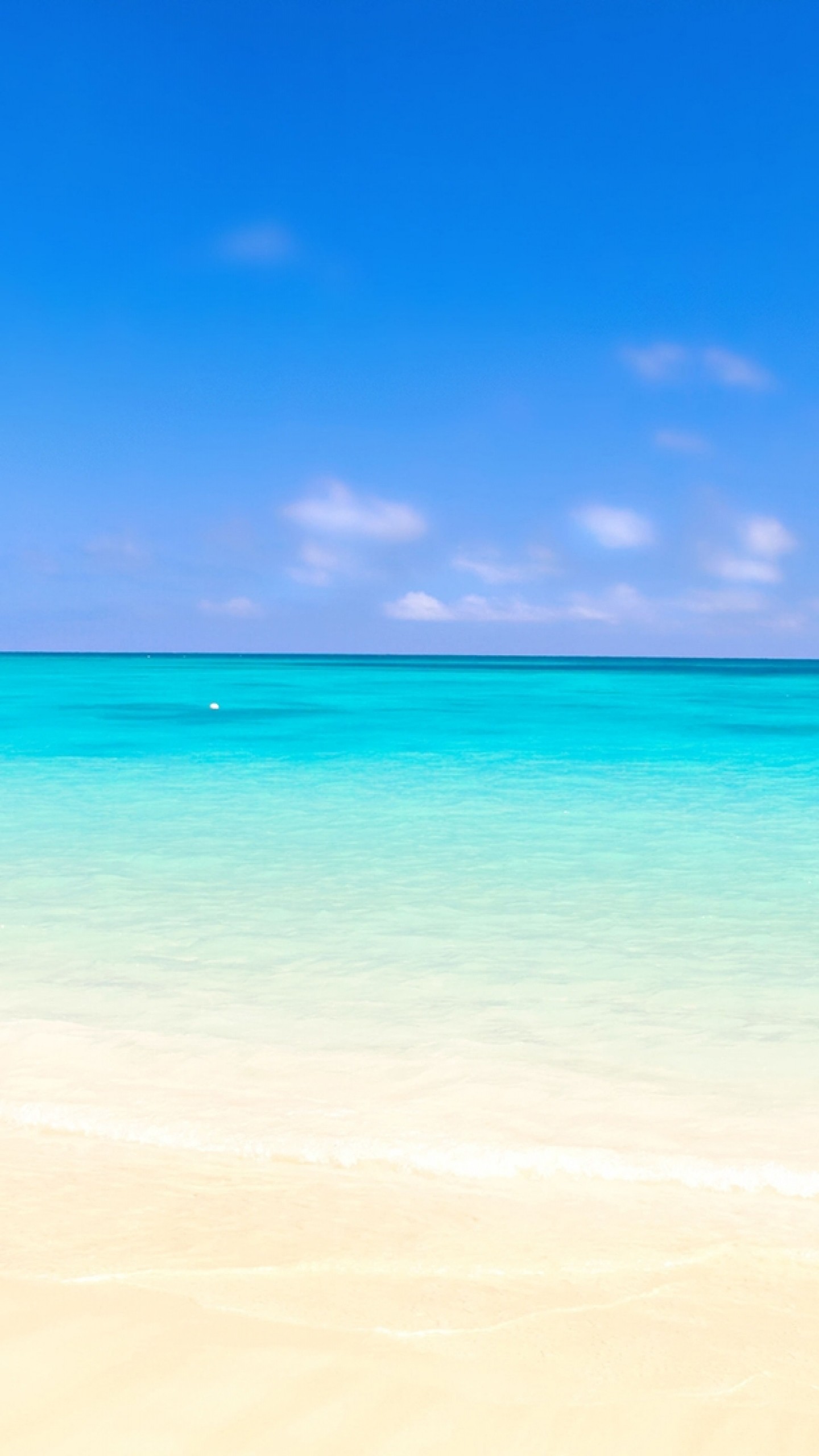 Spiaggia, Mare tropicale, Cielo azzurro, wallpaper Samsung S7
