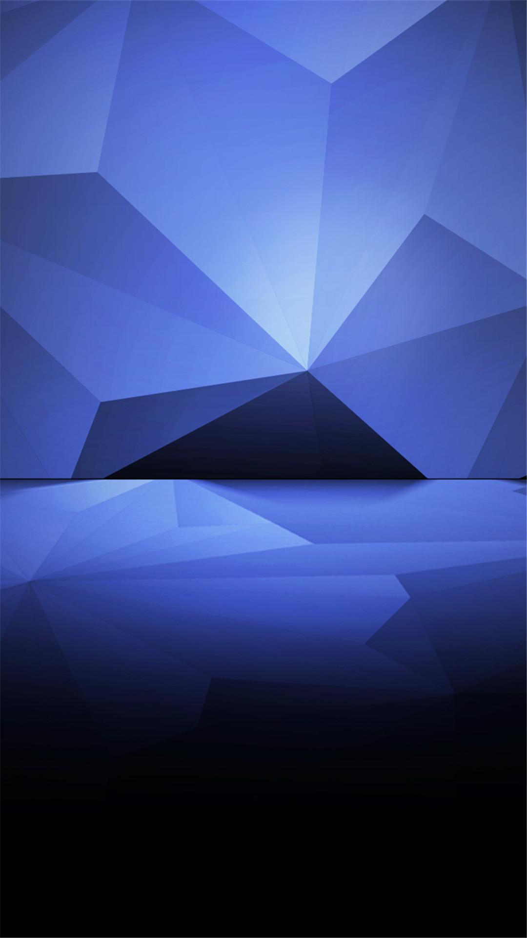 Poligoni, Blu, sfondo Asus Zenfone 2 Full HD