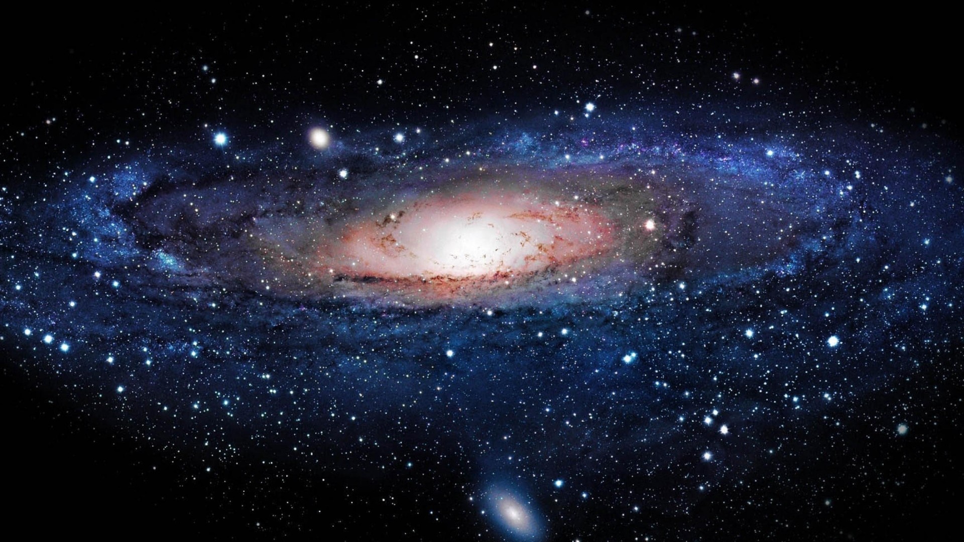 Galassia di Andromeda, Galassia a spirale, Stelle, Spazio profondo, sfondo desktop