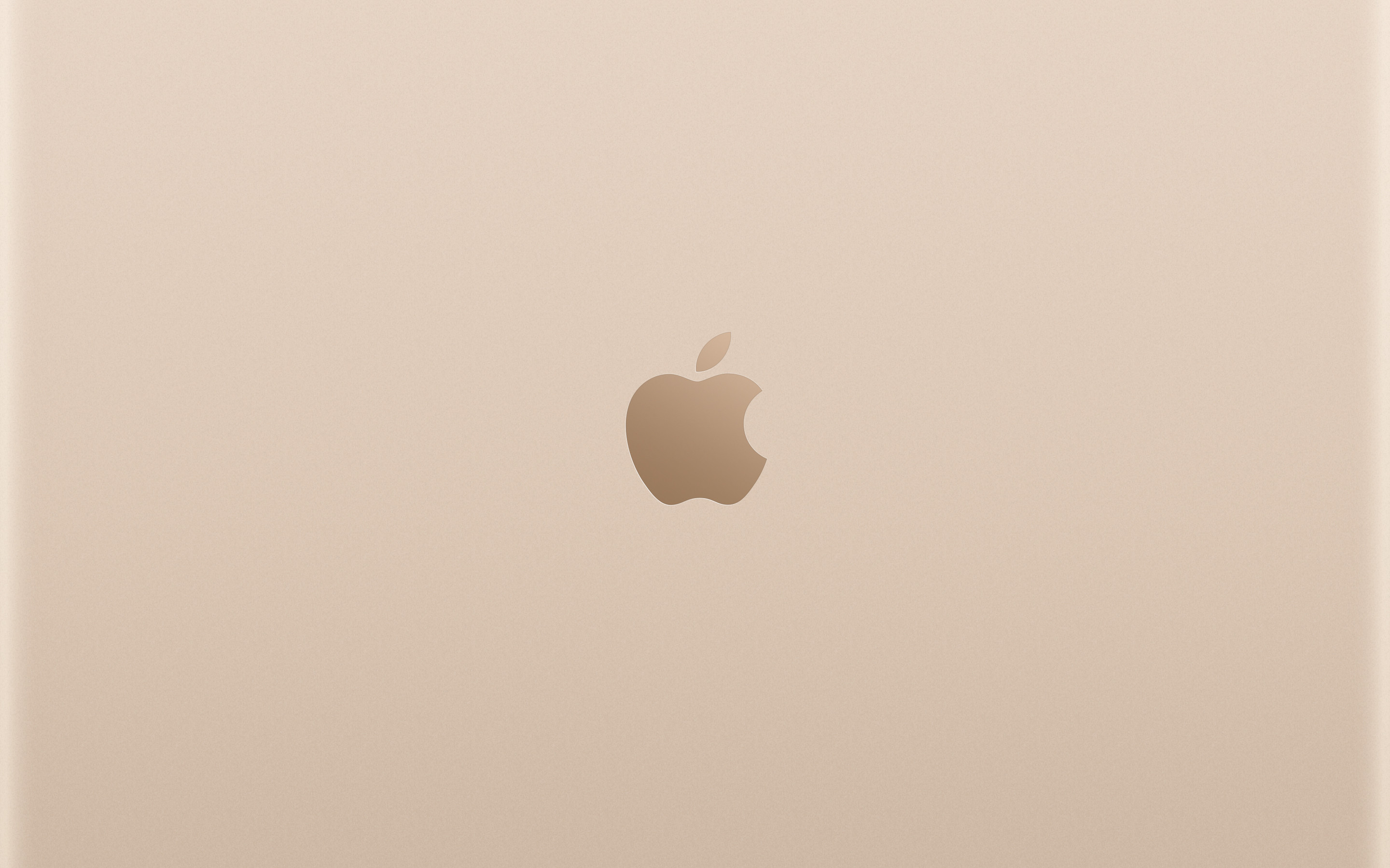 MacBook, Logo Apple, Oro, Minimalista, 2K, sfondo desktop