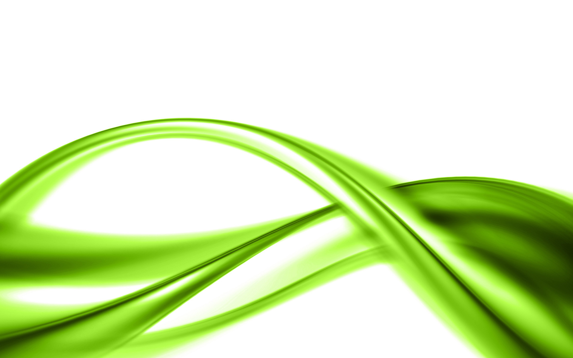 Onde astratte, Sfondo bianco, Verde, 1920x1200, wallpaper desktop