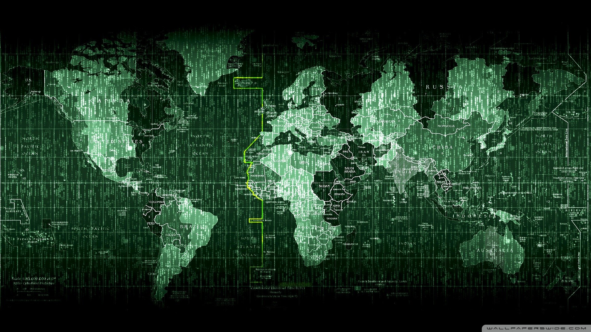Mappa del mondo, Digitale, Verde, Full HD, sfondo desktop