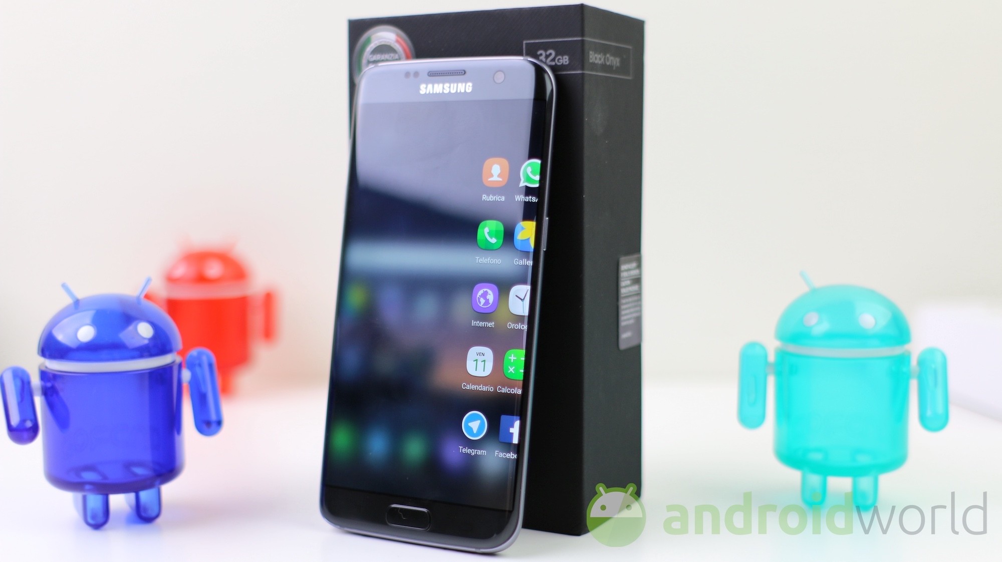 Samsung Galaxy S7 Edge, Android, Robot, Confezione, 16:9 Full HD, sfondo widescreen