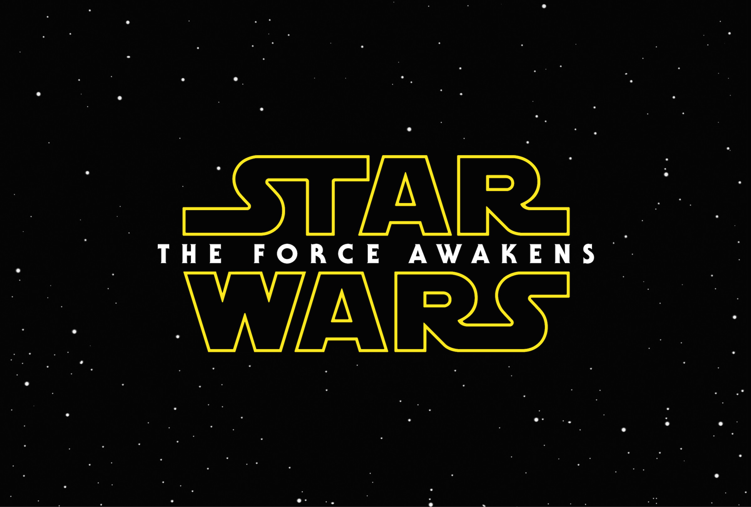 Star Wars: Il risveglio della Forza, Logo, Stelle, Full HD, sfondo per portatile