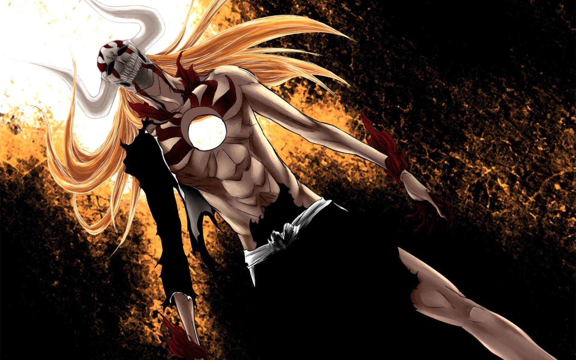Ichigo Kurosaki, Vasto Lorde, Bleach, Arancione, 1920x1200, wallpaper desktop