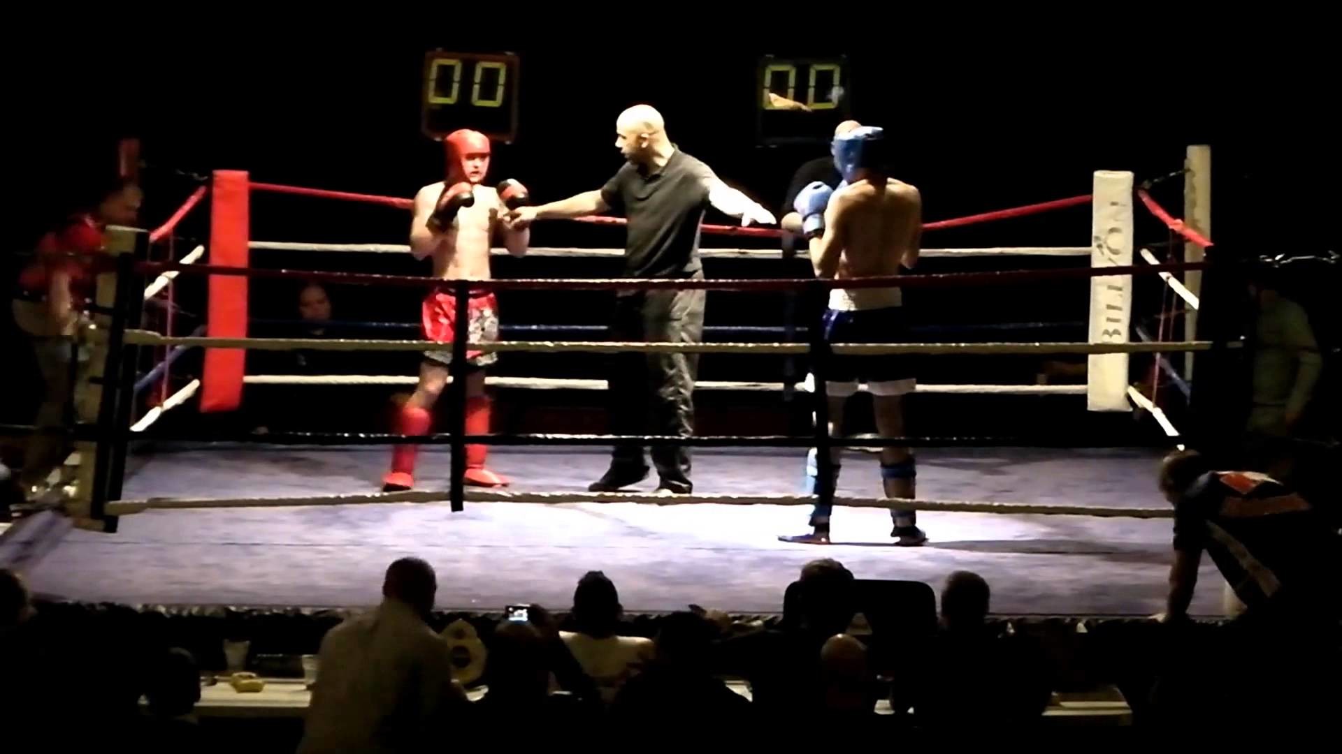 Kickboxing, Ring, Arbitro, Incontro, Full HD 1080p, sfondo desktop