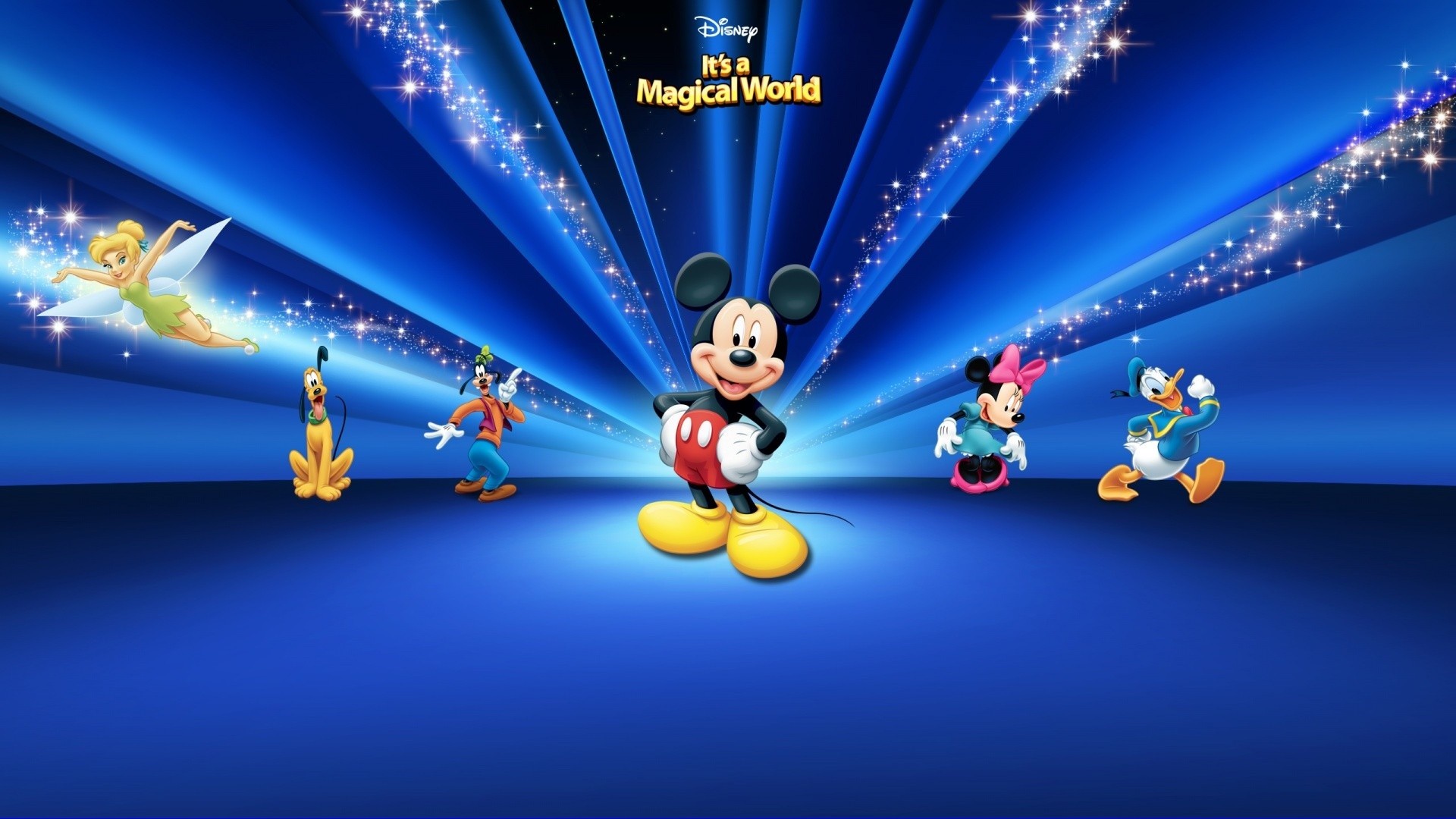 Topolino, Minnie, Paperino, Pippo, Pluto, Trilli, It's a Magical World, Disney, sfondo desktop