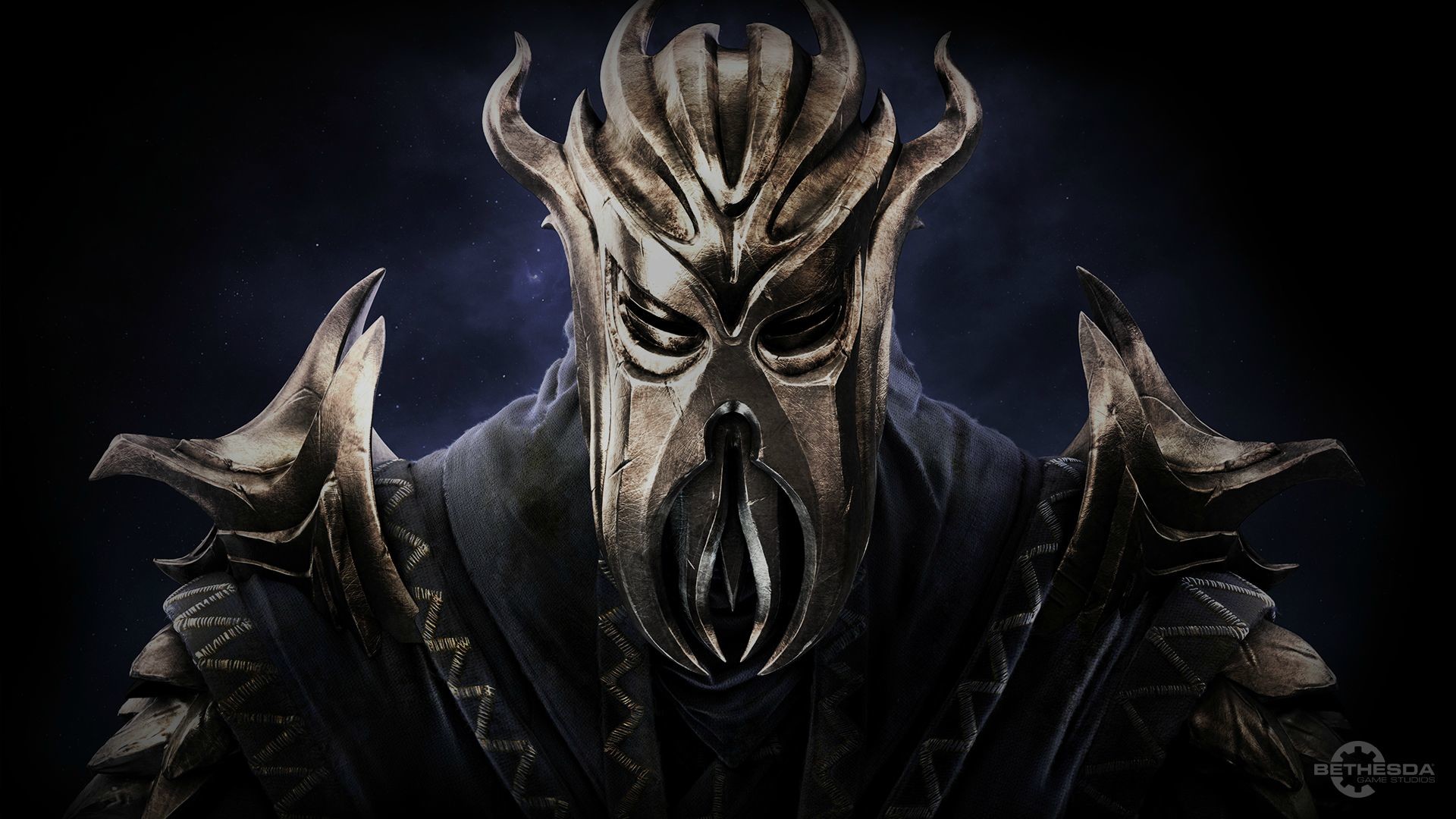 The Elder Scrolls V: Skyrim, Dragonborn, Miraak, Maschera, Full HD, sfondo per PC