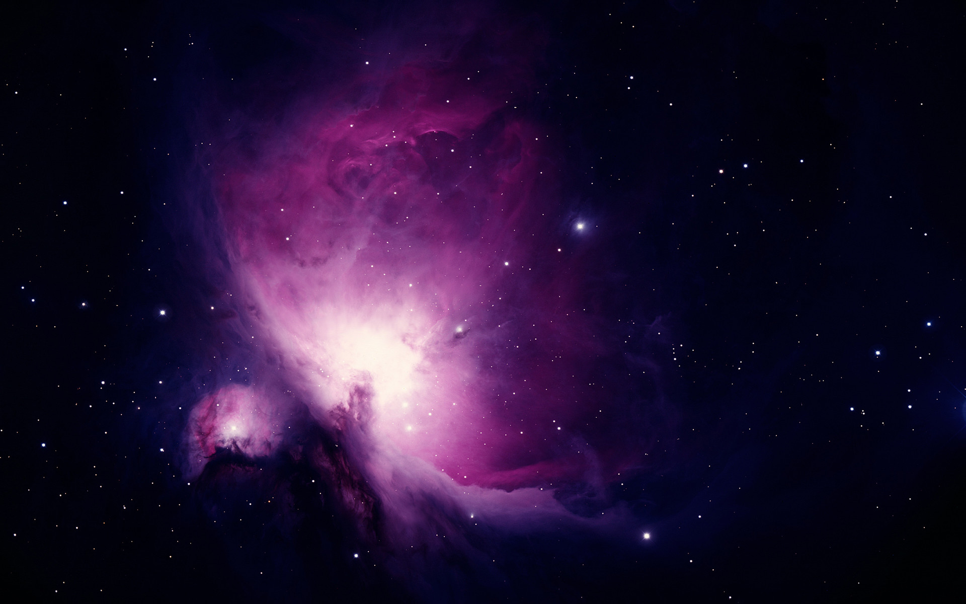 Nebulosa di Orione, M42, Spazio, Rosa, Stelle, 16:10 Full HD, sfondo widescreen