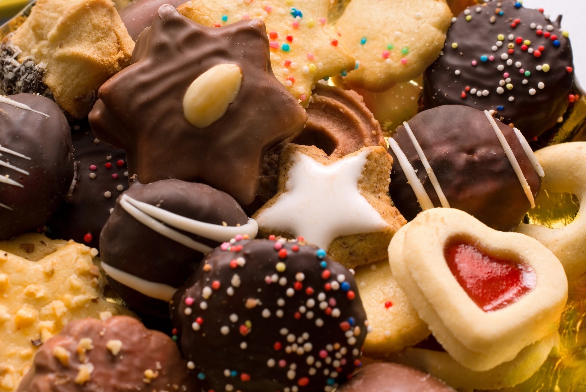 Biscotti al cioccolato, Pasticcini, Codette, Cioccolato, Full HD, sfondo Windows 11