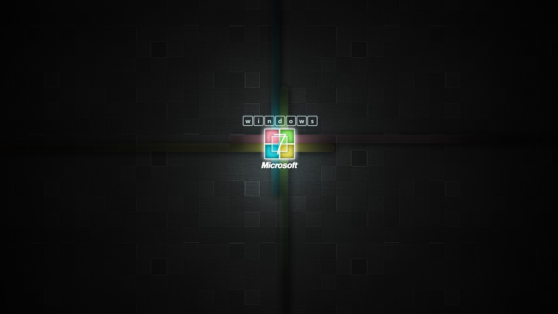 Microsoft, Logo Windows, Sfondo scuro, Full HD, wallpaper per PC